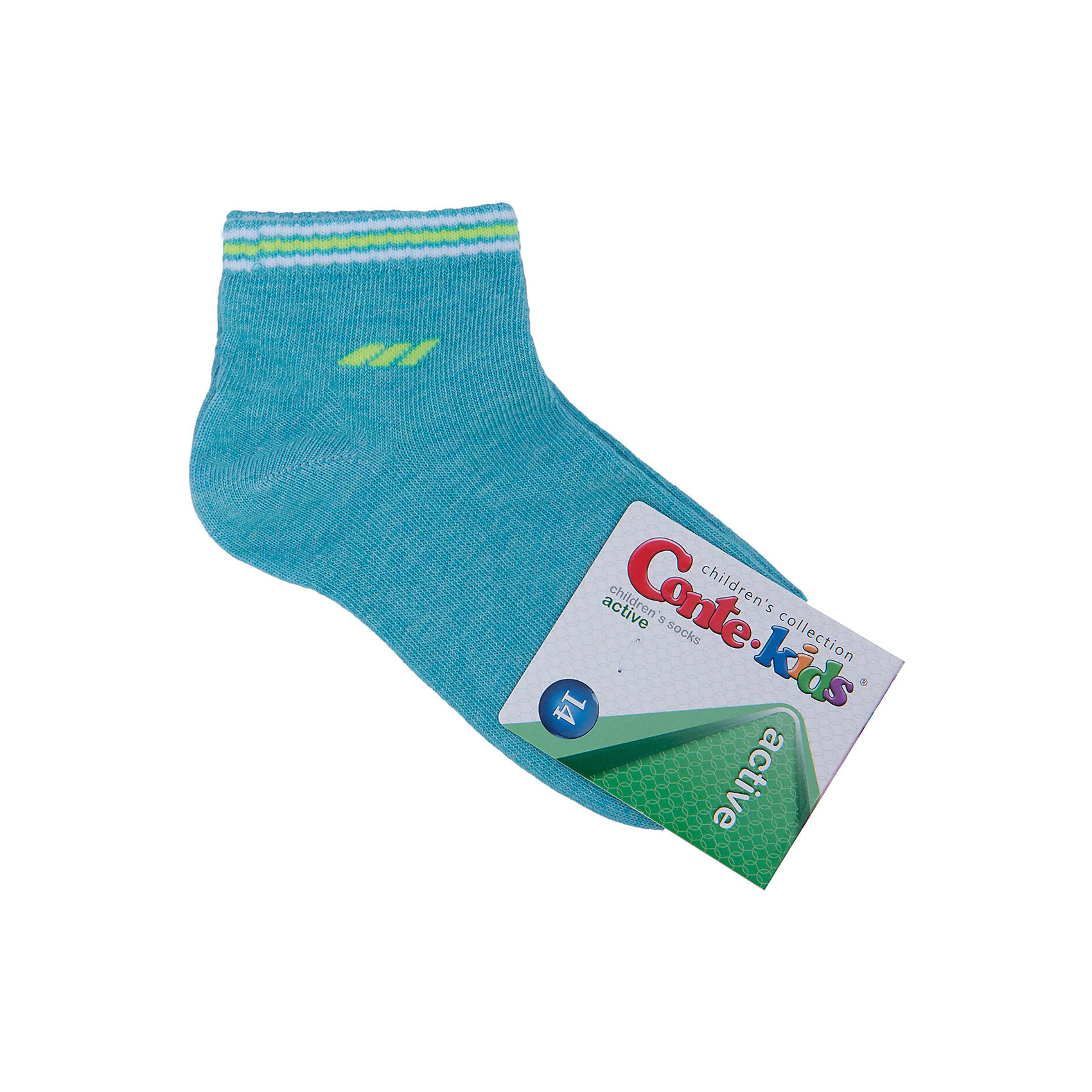 Носки Conte-kids Носки Conte-kidsНоски<br>Носки детские известной марки Conte-kids. <br>- Мягкие, эластичные, удобные и практичные. <br>- Для девочек и мальчиков. <br>- От белорусского производителя.<br><br>Состав: 72%- хлопок, 25,5% - полиамид, 2,5% - эластан.<br><br>Ширина мм: 87<br>Глубина мм: 10<br>Высота мм: 105<br>Вес г: 115<br>Цвет: голубой<br>Возраст от месяцев: 36<br>Возраст до месяцев: 48<br>Пол: Унисекс<br>Возраст: Детский<br>Размер: 14<br>SKU: 4824760