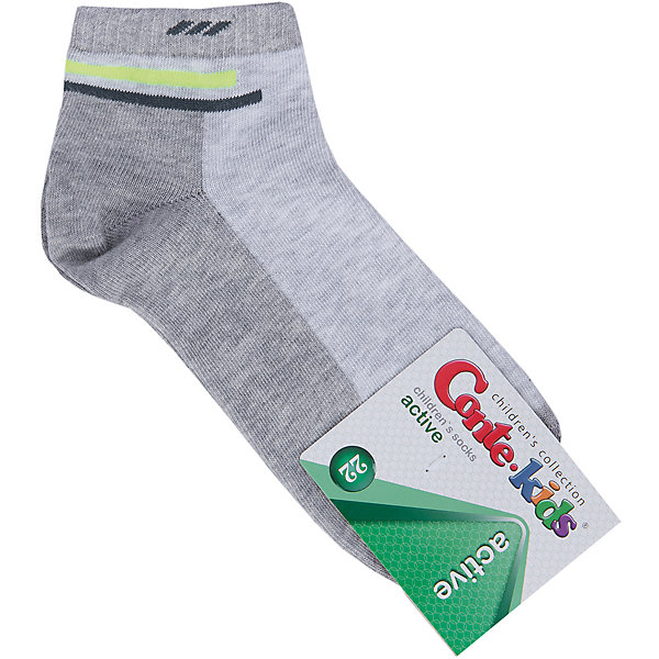 Носки Conte-kids Носки Conte-kidsНоски<br>Носки детские известной марки Conte-kids. <br>- Мягкие, эластичные, удобные и практичные. <br>- Для девочек и мальчиков. <br>- От белорусского производителя.<br><br>Состав: 72%- хлопок, 25,5% - полиамид, 2,5% - эластан.<br><br>Ширина мм: 87<br>Глубина мм: 10<br>Высота мм: 105<br>Вес г: 115<br>Цвет: серый<br>Возраст от месяцев: 96<br>Возраст до месяцев: 108<br>Пол: Унисекс<br>Возраст: Детский<br>Размер: 22<br>SKU: 4824772