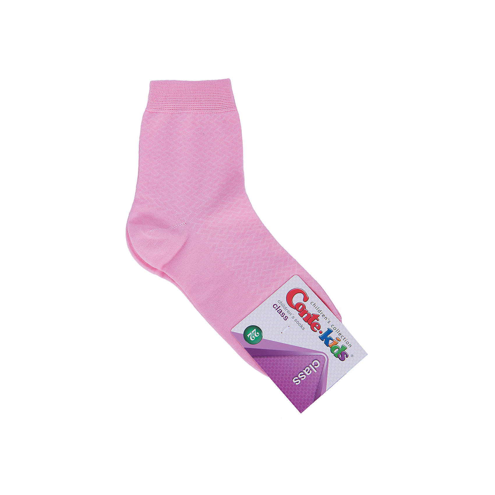 Носки для девочки Conte-kids Носки для девочки Conte-kidsНоски<br>Детские носки известной марки Conte-kids.<br>- Мягкие, эластичные, удобные и практичные.<br>- От белорусского производителя. <br>- Для девочек и мальчиков. <br><br>Состав: 50% - хлопок, 47,2% - полиамид, 2,8% - эластан.<br><br>Ширина мм: 87<br>Глубина мм: 10<br>Высота мм: 105<br>Вес г: 115<br>Цвет: розовый<br>Возраст от месяцев: 96<br>Возраст до месяцев: 108<br>Пол: Женский<br>Возраст: Детский<br>Размер: 22<br>SKU: 4830292