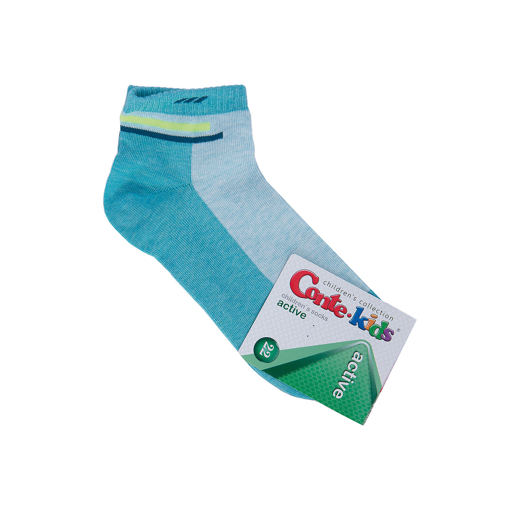 Носки Conte-kids Носки Conte-kidsНоски<br>Носки детские известной марки Conte-kids. <br>- Мягкие, эластичные, удобные и практичные. <br>- Для девочек и мальчиков. <br>- От белорусского производителя.<br><br>Состав: 72%- хлопок, 25,5% - полиамид, 2,5% - эластан.<br><br>Ширина мм: 87<br>Глубина мм: 10<br>Высота мм: 105<br>Вес г: 115<br>Цвет: голубой<br>Возраст от месяцев: 84<br>Возраст до месяцев: 108<br>Пол: Унисекс<br>Возраст: Детский<br>Размер: 20,22<br>SKU: 4830351