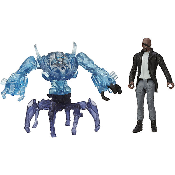 Мини-фигурки Мстителей, Marvel Heroes, B0423/B1488 Мини-фигурки Мстителей, Marvel Heroes, B0423/B1488Коллекционные и игровые фигурки<br>Мини-фигурки Мстителей, Marvel Heroes, B0423/B1488.<br><br>Характеристики:<br><br>- В комплекте: фигурка Ника Фьюри, разборная фигурка дрона Альтрона 007<br>- Высота фигурки Ника Фьюри: 6 см.<br>- Материал: высококачественный пластик<br>- Размер упаковки: 4,4x16x14 см.<br><br>Набор «Мини-фигурки Мстителей, Marvel Heroes» от Hasbro непременно привлечет внимание вашего ребенка и не позволит ему скучать. Набор фигурок представлен двумя персонажами. Один их них несгибаемый и нестареющий Ник Фьюри - известный герой вселенной «Марвел», который имеет непосредственное отношение к команде «Мстителей». Его качественная мини-фигурка, входящая в данный набор, позволит поиграть в то, как Ник отражает нападения дрона Альтрона под номером 007. Дрон, входящий в набор, имеет очень угрожающую внешность. Он выглядит как киборг с мощными руками, а вместо ног у него - механические щупальца. Фигурки подвижные. Они имеют по 5 точек артикуляции. Фигурку дрона можно разобрать по частям. Набор приурочен к фильму «Эра Альтрона», в котором рассказывается о новейших приключениях «Мстителей» и их борьбе против коварного искусственного интеллекта Альтрона.<br><br>Мини-фигурки Мстителей, Marvel Heroes, B0423/B1488 можно купить в нашем интернет-магазине.<br><br>Ширина мм: 159<br>Глубина мм: 44<br>Высота мм: 140<br>Вес г: 979<br>Возраст от месяцев: 48<br>Возраст до месяцев: 144<br>Пол: Мужской<br>Возраст: Детский<br>SKU: 4833576