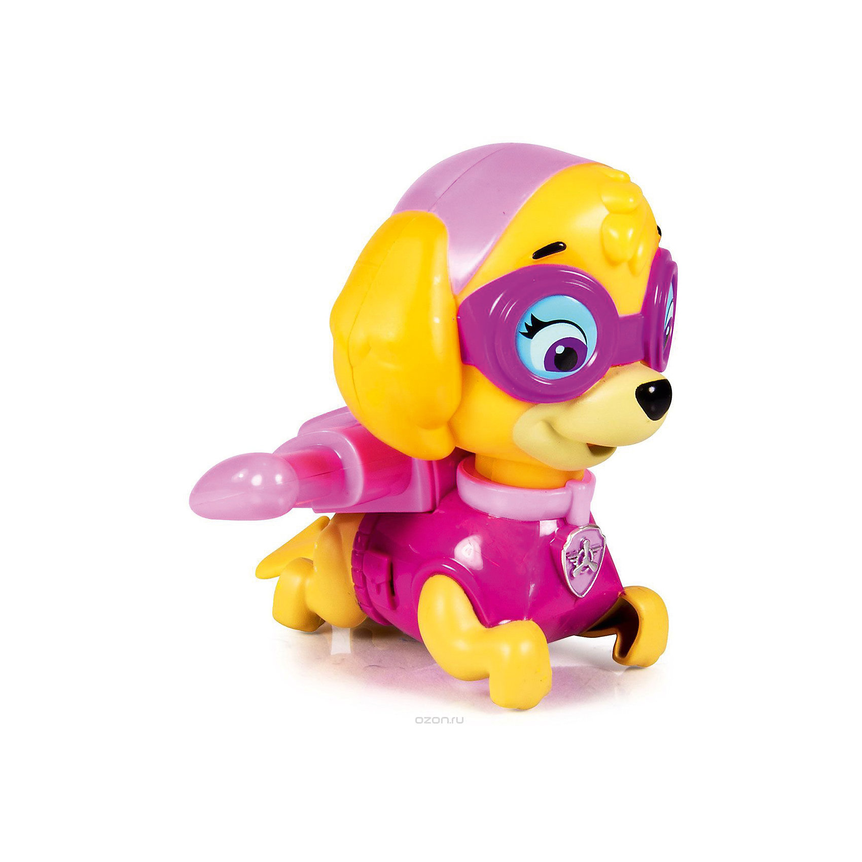 Игрушка для ванной заводная Скай, Щенячий патруль, Spin Master Игрушка для ванной заводная Скай, Щенячий патруль, Spin MasterИгрушки<br>Малыши обожают купаться и играть в ванной. С забавными щенками-спасателями игры будут еще увлекательнее и веселее! Поверни рычаг, заведи механизм и наблюдай, как щенки-спасатели учатся плавать! Фигурки щенков выполнены из высококачественного нетоксичного пластика, прекрасно детализированы и реалистично раскрашены, очень похожи на героев мультсериала Paw Patrol . Дополнительная информация: - Материал: пластик. - Размер: 10-15 см. - Подвижные конечности. - Заводные игрушки. Игрушку для ванной заводную, Щенячий патруль, Spin Master (Спин Мастер) можно купить в нашем магазине.<br><br>Ширина мм: 80<br>Глубина мм: 130<br>Высота мм: 60<br>Вес г: 183<br>Возраст от месяцев: 36<br>Возраст до месяцев: 84<br>Пол: Мужской<br>Возраст: Детский<br>SKU: 4836007