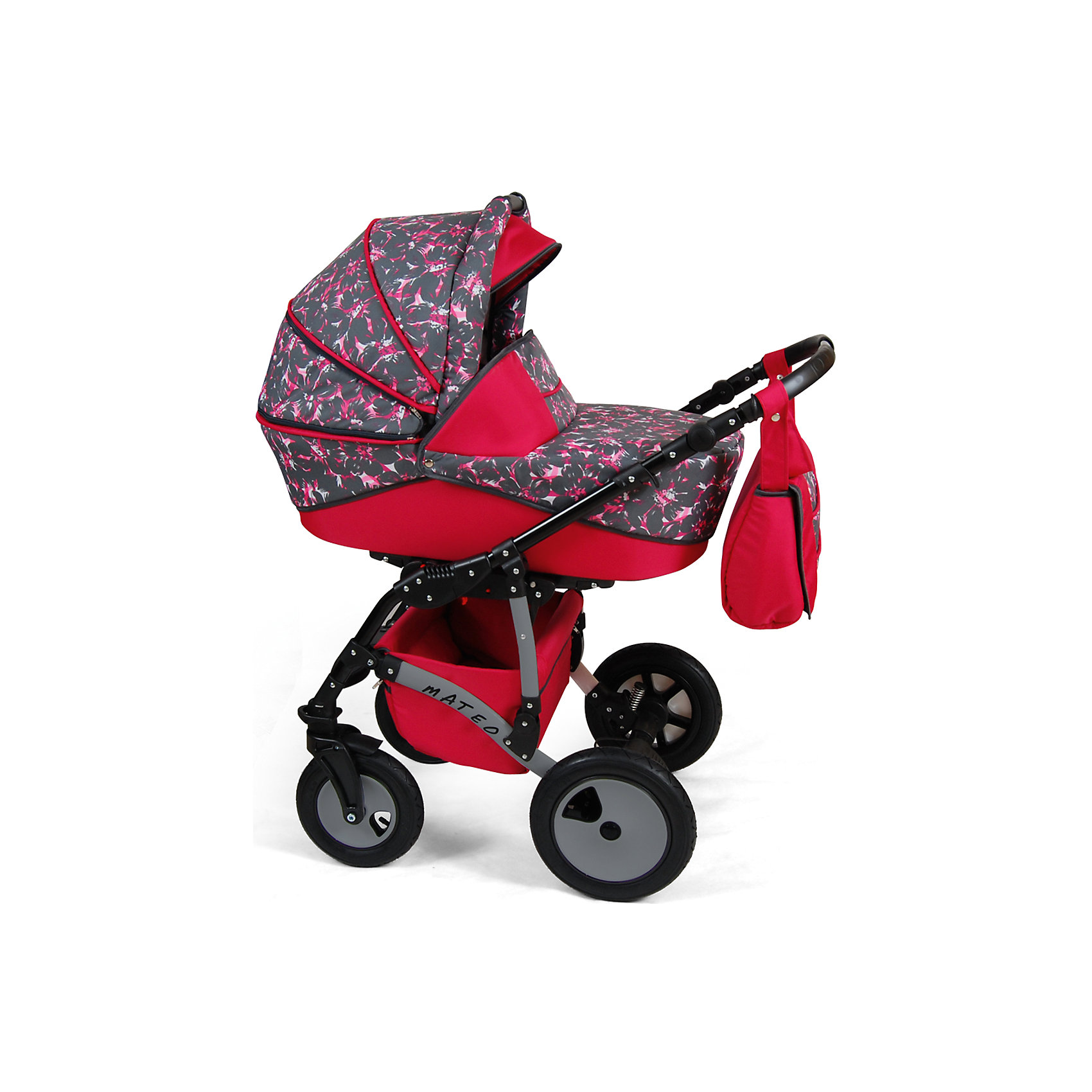 Коляска 2 в 1 Alis Mateo, малиновый Коляска 2 в 1 Alis Mateo, малиновыйКоляски 2 в 1<br>Коляска 2 в 1 Mateo, Alis, малиновый (Матео Алис) – главный принцип этой недорогой модели – практичность. Коляска 2 в 1 Матео Алис оснащена люлькой, изготовленной из прочного и безопасного пластика, вместительного размера. Капор люльки оснащен вентиляционным окошком для создания комфортного микроклимата. Съемный прогулочный блок предназначен для использования малышей от 6-ти месяцев. Амортизационная система и большие надувные колеса обеспечивают плавный ход и высокую проходимость по любым дорогам.<br>Коляска 2 в 1 Mateo, Alis, малиновый – имеет небольшой вес, что делает ее удобной для использования в домах, где часто не работают лифты или отсутствуют вообще. <br>Европейский дизайн и разнообразие стильных расцветок позволят удовлетворить даже самый изысканный вкус.<br><br>Дополнительная информация:<br><br>- Механизм складывания: книжка<br>- Цвет: малиновый<br>- Сезон: зима-лето<br>- Комплектация: накидка на ноги, сумка для мамы<br>- Ширина шасси: 60 см<br>- Диаметр колес: передние – 23 см, задние – 29 см <br>- Ручка: регулируемая<br>- Размер люльки (ДxШ): 74х34<br>- Размер (ДxВхШ): 93х49х60 см<br>- Материал: высококачественный прочный текстиль с водоотталкивающим эффектом<br>- Вес 23,5 кг<br><br>Подробнее:<br><br>- Для детей в возрасте: от 0 месяцев до 3 лет<br><br>Страна производитель: Польша<br><br>Коляску 2 в 1 Mateo, Alis, малиновый можно купить в нашем интернет-магазине.<br><br>Ширина мм: 930<br>Глубина мм: 600<br>Высота мм: 490<br>Вес г: 23500<br>Возраст от месяцев: 0<br>Возраст до месяцев: 36<br>Пол: Унисекс<br>Возраст: Детский<br>SKU: 4855069