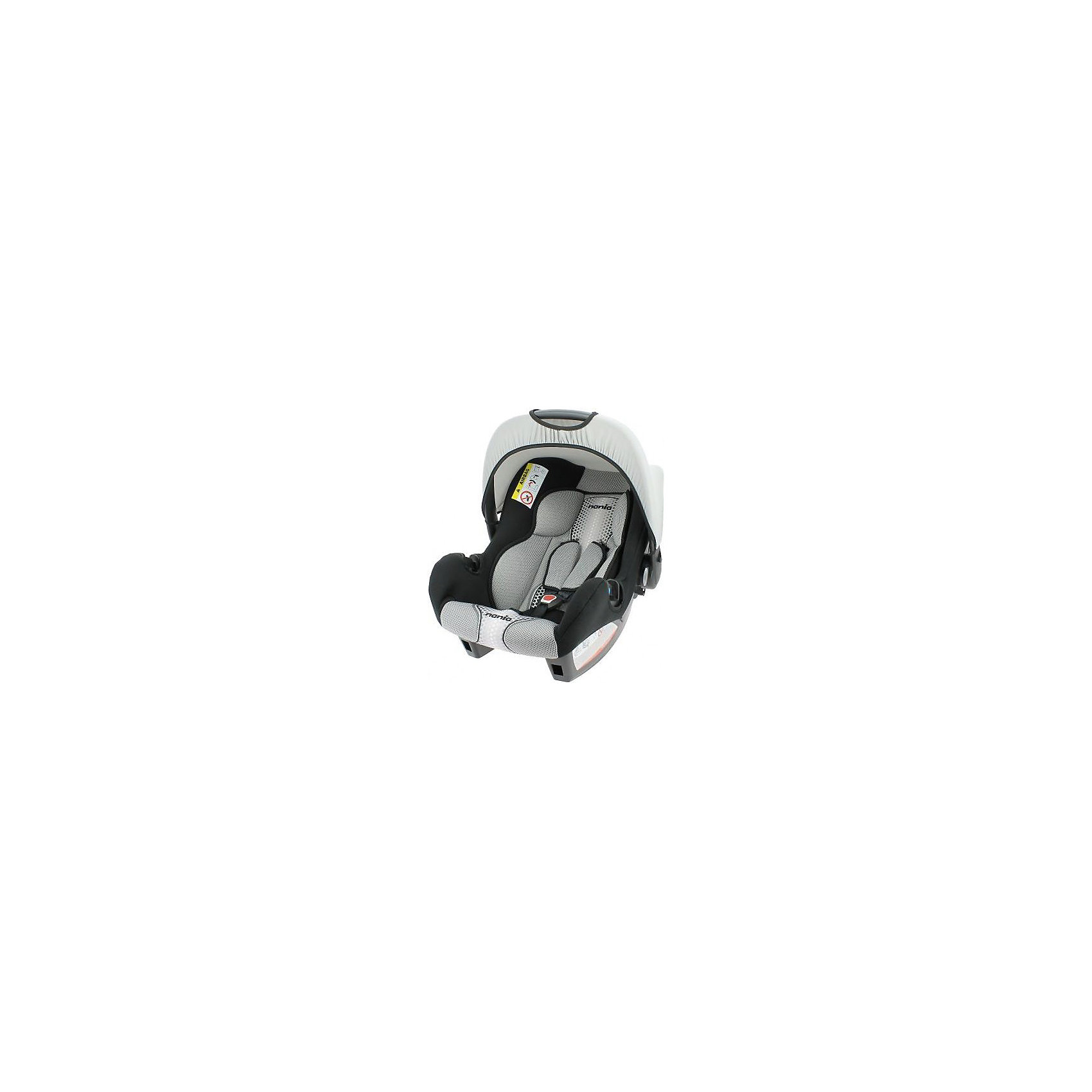 Автокресло Nania Beone SP FST 0-13 кг, pop black Автокресло Nania Beone SP FST 0-13 кг, pop blackГруппа 0+ (До 13 кг)<br>Качественное высокотехнологичное автокресло Beone SP FST от Nania позволит перевозить ребенка, не беспокоясь при этом о его безопасности. Оно предназначено для детей весом от 0 до 13 килограмм. Такое кресло обеспечит малышу не только безопасность, но и комфорт. Прочный каркас анатомической формы сделан из полипропилена. Поглощающая силу удара прослойка произведена из полистирола. Есть 5точечные ремни безопасности с тремя уровнями регулировки по высоте и мягкими плечевыми накладками.<br>Автокресло устанавливают против хода движения. Есть улучшенный вкладыш и ручка для переноски ребенка. Такое кресло дает возможность свободно путешествовать, ездить в гости и при этом быть рядом с малышом. Конструкция - очень удобная и прочная. Изделие произведено из качественных и безопасных для малышей материалов, оно соответствуют всем современным требованиям безопасности. Дополнено съемным чехлом, который можно стирать. Соответствует Европейскому Стандарту Безопасности ECE R44/03.<br> <br>Дополнительная информация:<br><br>цвет: серый, черный;<br>материал: текстиль, пластик;<br>вес ребенка: 0 до 13 кг;<br>вес кресла: 7,69 кг;<br>ручка для переноски;<br>регулируемые 5точечные ремни безопасности;<br>съемный чехол.<br><br>Автокресло Beone SP FST 0-13 кг., от компании Nania можно купить в нашем магазине.<br><br>Ширина мм: 390<br>Глубина мм: 720<br>Высота мм: 400<br>Вес г: 7690<br>Возраст от месяцев: 0<br>Возраст до месяцев: 12<br>Пол: Унисекс<br>Возраст: Детский<br>SKU: 4860504