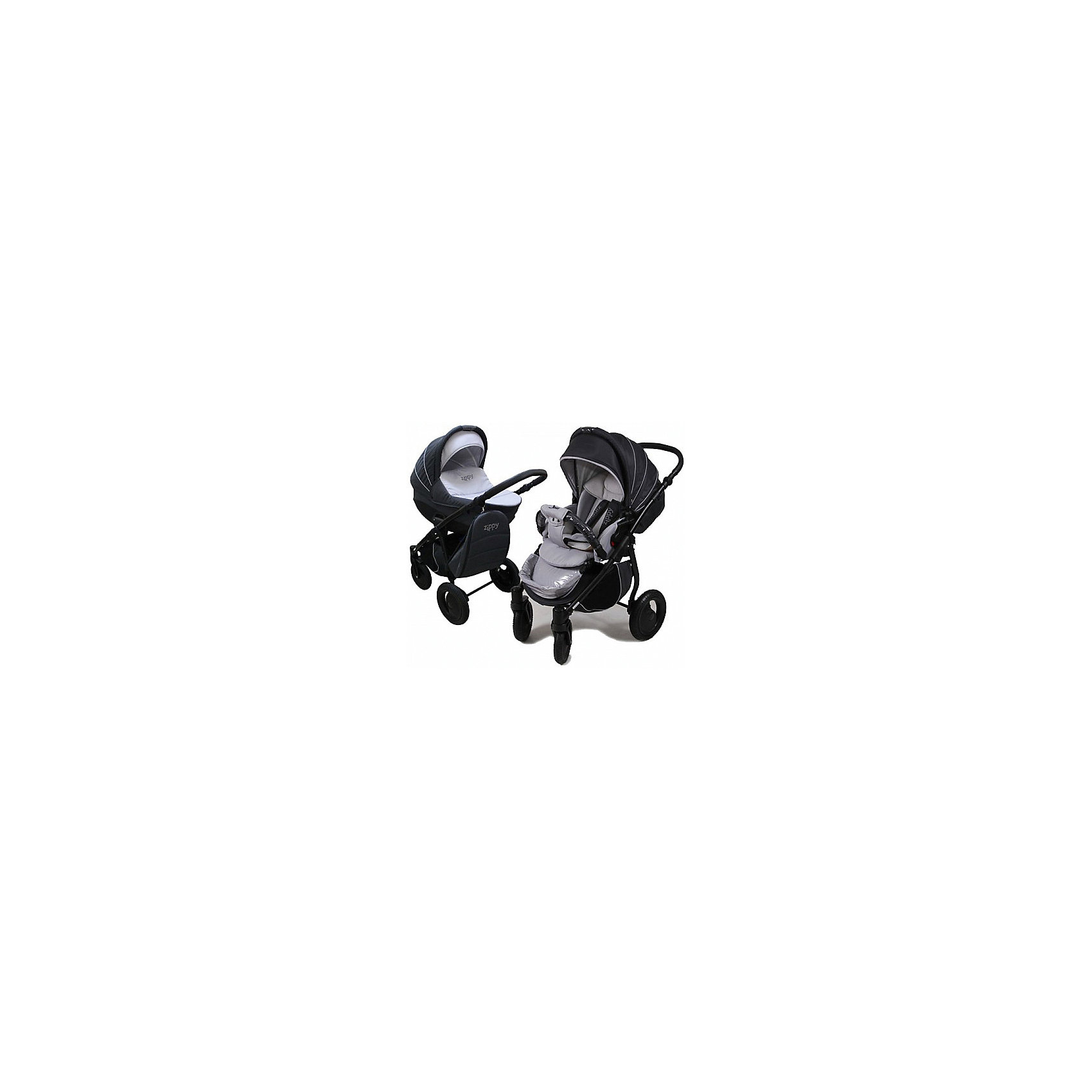 Коляска 2 в 1 Zippy Sport Plus, Tutis, темно-серый/светло-серый Коляска 2 в 1 Zippy Sport Plus, Tutis, темно-серый/светло-серыйКоляска 2 в 1 Zippy Sport Plus, Tutis, темно-серый/светло-серый<br>Коляска 2 в 1 Zippy Sport Plus, Tutis это стильная и маневренная коляска, предназначенная для детей от рождения до 3-х лет. Легкая в управлении, просторная, маневренная, компактная, она оборудована просторной прочной пластмассовой люлькой, которая имеет вентиляционные отверстия в нижней части. Внутри люльки - тканевое покрытие, матрасик из кокосового волокна и регулируемый подголовник. Накидка на люльку защищает малыша от ветра и непогоды. Прогулочный блок имеет широкое сидение с регулируемым наклоном спинки вплоть до горизонтального положения, встроенные пятиточечные ремни безопасности, регулируемую подножку с силиконовой накладкой, матрасик-вкладыш, накидку на ножки, съёмный бампер, обтянутый мягкой тканью с силиконовой накладкой. Большой регулируемый капюшон с ручкой для переноски имеет вентилируемую вставку под молнией. В капюшоне прогулочного блока предусмотрена встроенная силиконовая вставка. Высоту ручки для мамы можно отрегулировать. Предусмотрена вместительная корзина для покупок и сумка для мамы в виде рюкзака. Коляска имеет надувные колеса, передние - поворотные с блокировкой, задние - с ножными тормозами. Шасси выполнено из алюминия, легко и компактно складывается. Все внутренние поверхности и материалы натуральны и безопасны. Для их изготовления используется специально сотканная прочная нежная хлопчатобумажная ткань, особая технология SILVER PLUS обеспечивает защиту от микробов и аллергенов.<br><br>Дополнительная информация:<br><br>- Комплектация: люлька, прогулочный блок, шасси, матрас для люльки, чехол на ноги (для люльки и прогулочного блока), москитная сетка, дождевик, рюкзак для мамы, корзина для покупок, матрас-вкладыш для прогулочного блока<br>- Функция качания (когда люлька лежит на полу)<br>- Регулируемая амортизация шасси<br>- Размеры: прогулочный блок 95х39х24 см. внутренний размер люльки 34х76 см.<br>- Размер сложенной коляски: 89x60x38 см.<br>- Вес: люлька 4,2 кг, прогулочный блок 4,8 кг, шасси - 8,9 кг.<br>- Шасси: ширина 60 см. диаметр колес передние 26 см, задние 36 см.<br><br>Коляску 2 в 1 Zippy Sport Plus, Tutis, темно-серую/светло-серую можно купить в нашем интернет-магазине.<br><br>Ширина мм: 890<br>Глубина мм: 600<br>Высота мм: 380<br>Вес г: 22200<br>Возраст от месяцев: 0<br>Возраст до месяцев: 36<br>Пол: Унисекс<br>Возраст: Детский<br>SKU: 4867730