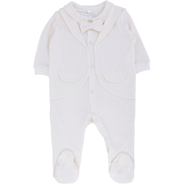 Комбинезон Soni Kids Комбинезон Soni KidsКомбинезоны<br>Комбинезон Soni Kids(сони кидс) <br>Этот комбинезон - настоящая находка для маленьких джентльменов. Комбинезон-фрак имеет декоративные карманы и галстук-бабочку и позволит выглядеть вашему малышу представительно уже с самого рождения!<br>Особенности:<br>-кнопки-застежки<br>-декоративные карманы и галстук-бабочка<br>Состав: 100% хлопок<br>Комбинезон Soni Kids(сони кидс) можно приобрести в нашем интернет-магазине.<br><br>Ширина мм: 157<br>Глубина мм: 13<br>Высота мм: 119<br>Вес г: 200<br>Цвет: белый<br>Возраст от месяцев: 2<br>Возраст до месяцев: 5<br>Пол: Унисекс<br>Возраст: Детский<br>Размер: 62,74,68<br>SKU: 4874788