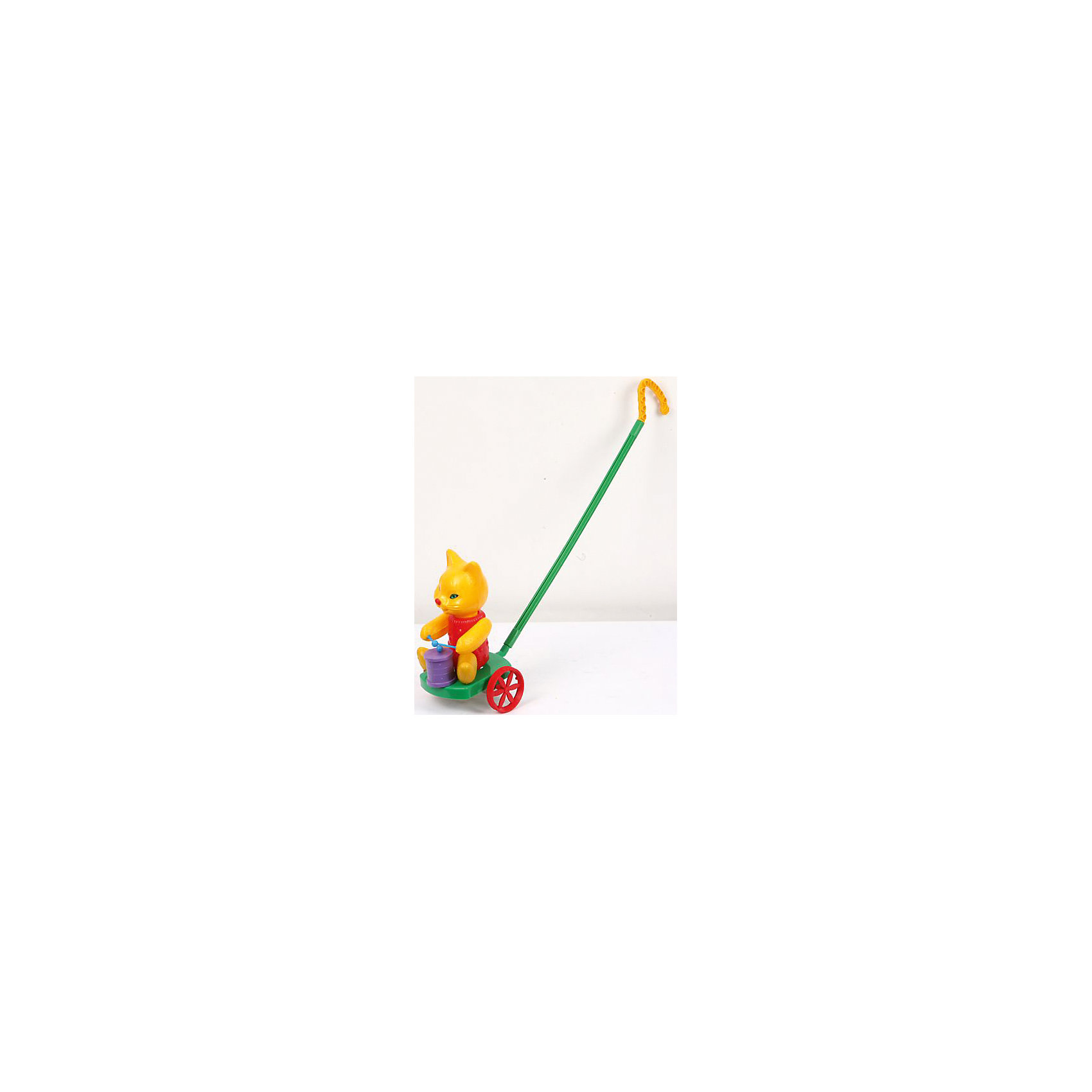 Каталка Кот с барабаном, Madex toys Каталка Кот с барабаном, Madex toysИгрушки-каталки<br>Яркая игрушка-каталка создана специально для деток, которые уже умеет или только начали ходить! <br><br>Дополнительная информация:<br><br>- Возраст: от 2 лет.<br>- Материал: высококачественная пластмасса.<br>- Размер упаковки: 16,5х16,5х40 см.<br>- Вес в упаковке: 260 г.<br><br>Купить каталку Кот с барабаном от Madex toys, можно в нашем магазине.<br><br>Ширина мм: 165<br>Глубина мм: 165<br>Высота мм: 400<br>Вес г: 260<br>Возраст от месяцев: 24<br>Возраст до месяцев: 48<br>Пол: Унисекс<br>Возраст: Детский<br>SKU: 4879306