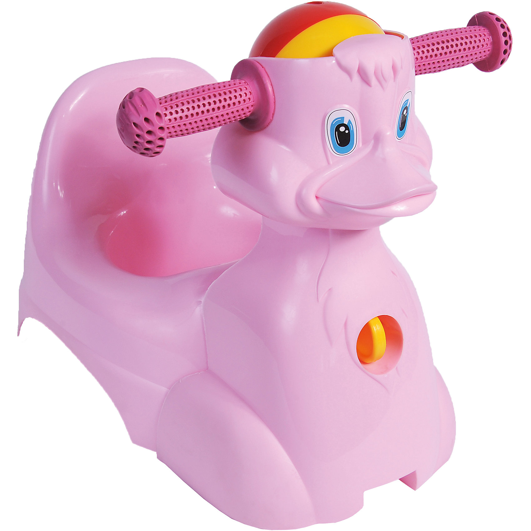Горшок-игрушка Уточка, Little Angel, розовый Горшок-игрушка Уточка, Little Angel, розовыйГоршки, сиденья для унитаза, стульчики-подставки<br>Горшок-игрушка Уточка, Little Angel, розовый изготовлен отечественным производителем из высококачественного экологически безопасного и прочного пластика. Горшок состоит из двух частей: самого горшка и прикрепляющейся к его корпусу игрушки. Игрушка имеет форму уточки с двумя ручками и погремушкой посередине. Сам горшок имеет классическую анатомическую форму, поэтому подходит как для мальчиков, так и для девочек. Горшок отличается высокой устойчивостью, что защищает его от опрокидывания. Кроме того, он достаточно прост в уходе ? легко моется водой. Эксплуатировать горшок можно как с игрушкой, так и без нее.<br><br>Дополнительная информация:<br><br>- Предназначение: для дома<br>- Цвет: розовый<br>- Пол: для девочки<br>- Материал: пластик<br>- Размер (Д*Ш*В): 43,5*29*33 см<br>- Вес: 782 г<br>- Особенности ухода: разрешается мыть<br><br>Подробнее:<br><br>• Для детей в возрасте: от 0 лет и до 3 лет<br>• Страна производитель: Россия<br>• Торговый бренд: Little Angel<br><br>Горшок-игрушка Уточка, Little Angel, розовый можно купить в нашем интернет-магазине.<br><br>Ширина мм: 435<br>Глубина мм: 290<br>Высота мм: 330<br>Вес г: 782<br>Возраст от месяцев: 0<br>Возраст до месяцев: 36<br>Пол: Женский<br>Возраст: Детский<br>SKU: 4881804