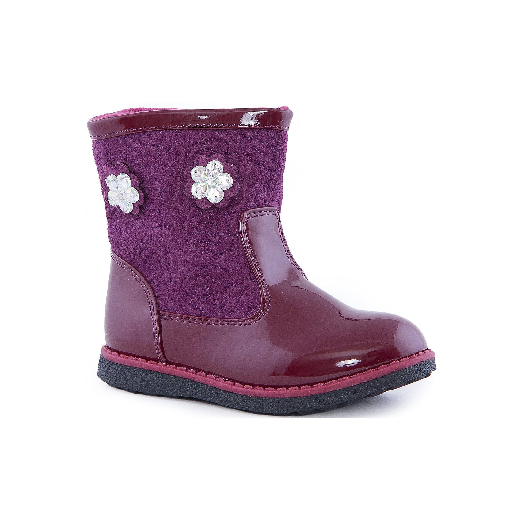 Сапоги для девочки Indigo kids Сапоги для девочки Indigo kidsОбувь для малышей<br>Состав:<br>Материал верха: Кожа искусственная<br>Материал подклада: Байка<br><br>Ширина мм: 257<br>Глубина мм: 180<br>Высота мм: 130<br>Вес г: 420<br>Цвет: бордовый<br>Возраст от месяцев: 24<br>Возраст до месяцев: 36<br>Пол: Женский<br>Возраст: Детский<br>Размер: 26,21,22,23,24,25<br>SKU: 4885867