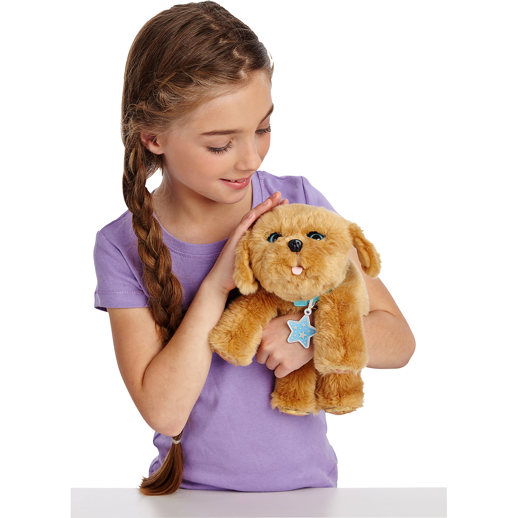 Щенок моей мечты, Little Live Pets, Moose Щенок моей мечты, Little Live Pets, MooseЩенок моей мечты, Little Live Pets, Moose - интерактивная игрушка, которая, несомненно, станет лучшим другом ребенка. Она напоминает настоящего щенка и сможет приучить ребенка к заботе о животных в игровой форме.<br><br>Особенности:<br>- двигает головой<br>- закрывает и открывает глаза, если вы его погладите<br>- умеет радостно скулить и тявкать<br>- облизывает хозяина или хозяйку при нажатии на носик<br>- издает реалистичные звуки при кормлении из бутылочки<br>- посадите щенка и он попытает вас позвать, а затем закроет глазки и ляжет спать<br>- приятен на ощупь<br><br>Дополнительная информация:<br>Размер: 25 см<br>Батарейки: ААА - 4 шт. (входят в комплект)<br>Материал: пластик, плюш<br><br>Вы можете приобрести Щенка моей мечты, Little Live Pets, Moose в нашем интернет-магазине.<br><br>Ширина мм: 323<br>Глубина мм: 312<br>Высота мм: 185<br>Вес г: 933<br>Возраст от месяцев: 60<br>Возраст до месяцев: 84<br>Пол: Женский<br>Возраст: Детский<br>SKU: 4898516