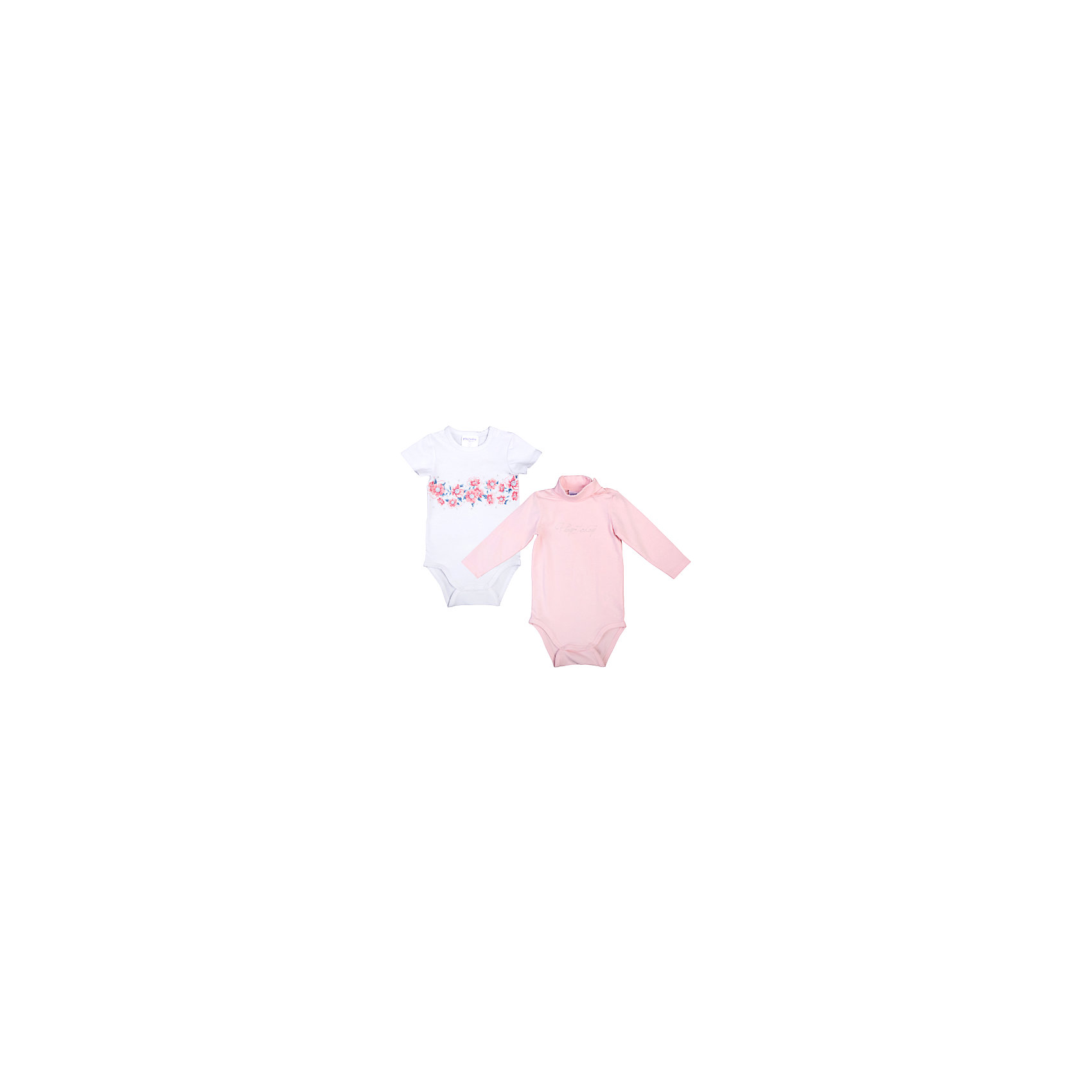Боди, 2 шт. для девочки PlayToday Боди, 2 шт. для девочки PlayTodayБоди<br>Боди, 2 шт. для девочки от известного бренда PlayToday.<br>Комплект из двух хлопковых боди. <br>Первое боди - с короткими рукавами. Украшено принтом с нежными цветочками и сверкающим глиттером. Застегивается на кнопки на плече и снизу.<br>Второе боди - с длинными рукавами и высоким воротничком, как водолазка. Украшено блестящей глиттерной надписью. Застегивается на кнопки на плече и снизу.<br>Состав:<br>95% хлопок, 5% эластан<br><br>Ширина мм: 157<br>Глубина мм: 13<br>Высота мм: 119<br>Вес г: 200<br>Цвет: розовый<br>Возраст от месяцев: 6<br>Возраст до месяцев: 9<br>Пол: Женский<br>Возраст: Детский<br>Размер: 74,86,80<br>SKU: 4900584
