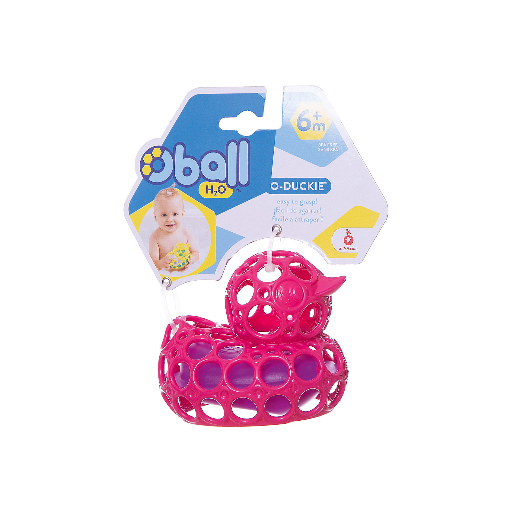 Игрушка для ванны Уточка, розовая, Oball Игрушка для ванны Уточка, розовая, OballИгрушки ПВХ<br>Игрушка для ванны Уточка, розовая, от знаменитого американского бренда Oball (Обал). Яркая и веселая игрушка изготовлена из высококачественного пластика и сделает игру в ванной малыша еще интереснее! Специальные колечки уточки сделаны для того, чтобы игрушку можно было держать маленькими пальчиками, а сама уточка плавает если положить ее на воду. Игрушка поможет развить цветовое и тактильное восприятие ребенка. <br>- Дополнительная информация:<br>- Материал: пластик<br>- Размер 9 * 11 * 12 см.<br><br>Игрушку для ванны Уточка, розовая, Oball можно купить в нашем интернет-магазине.<br><br>Подробнее:<br>• Для детей в возрасте: от 3 месяцев до 1 года<br>• Номер товара: 4918375<br>Страна производитель: Китай<br><br>Ширина мм: 138<br>Глубина мм: 178<br>Высота мм: 76<br>Вес г: 60<br>Возраст от месяцев: 6<br>Возраст до месяцев: 36<br>Пол: Унисекс<br>Возраст: Детский<br>SKU: 4918375