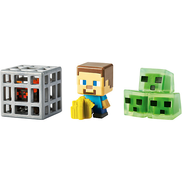 Набор из 3х фигурок Minecraft Набор из 3х фигурок MinecraftИгровые наборы с фигурками<br>Все поклонники известной игры придут в восторг от такого набора. Игрушки прекрасно детализированы, очень похожи на персонажей Майнкрафт. Сделанные в 8-битном стиле, как и игра, эти фигурки позволят вашим детям играть с их любимыми персонажами где угодно! Собери все фигурки и преврати игру в реальность!<br><br>Дополнительная информация:<br><br>- Материал: пластик.<br>- Конечности, голова некоторых фигурок подвижные.<br>- Размер фигурки: 6 см. <br><br><br>Набор из 3х фигурок Minecraft (Майнкрафт), можно купить в нашем магазине.<br><br>Ширина мм: 166<br>Глубина мм: 137<br>Высота мм: 30<br>Вес г: 37<br>Возраст от месяцев: 36<br>Возраст до месяцев: 96<br>Пол: Мужской<br>Возраст: Детский<br>SKU: 4918739