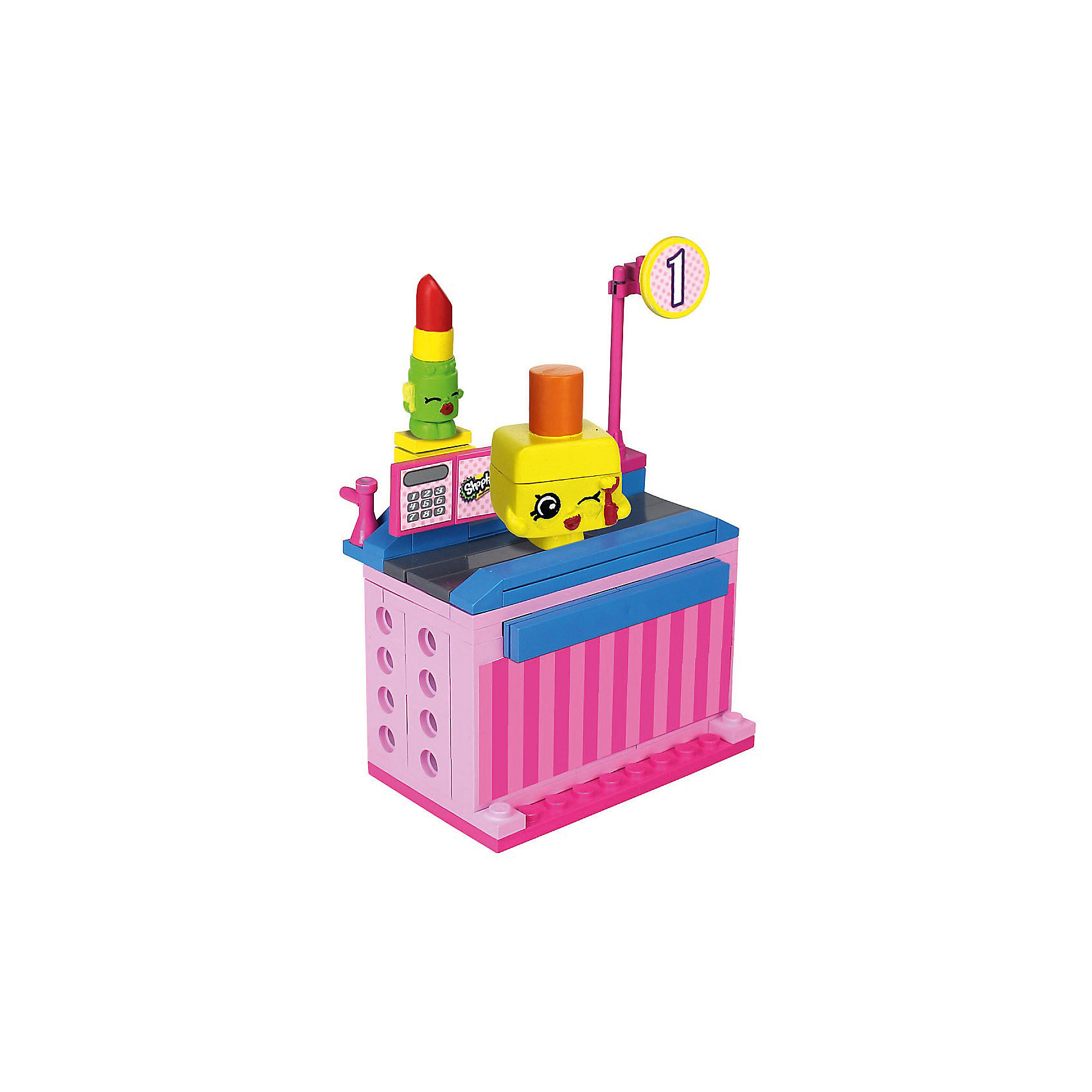Конструктор «Магазин» Липпи Липс и Polly Polish, Shopkins Конструктор «Магазин» Липпи Липс и Polly Polish, ShopkinsПластмассовые конструкторы<br>Любителей конструкторов и мультфильма Shopkins приведет в восторг этот набор - с помощью него можно придумывать множество сюжетов игр с обожаемыми героями. Набор состоит из 62 деталей, из них можно сконструировать кассу. Также в нем есть 2 мини-фигурки, они разбираются и состоят из трех частей. Этот комплект ребенок может использовать в наборе с другими конструкторами от Shopkins Kinstructions от The Bridge Direct и Lego. Конструктор дополнен специальными наклейками, с помощью которых постройки можно украшать! Набор сделан из высококачественных материалов в соответствии со стандартами безопасности.<br><br>Дополнительная информация:<br><br>цвет: разноцветный;<br>материал: пластик;<br>деталей: 62 шт;<br>фигурок: 2 шт.<br><br>Конструктор «Магазин» Липпи Липс и Polly Polish, Shopkins можно купить в нашем магазине.<br><br>Ширина мм: 38<br>Глубина мм: 127<br>Высота мм: 178<br>Вес г: 180<br>Возраст от месяцев: 72<br>Возраст до месяцев: 120<br>Пол: Женский<br>Возраст: Детский<br>SKU: 4924450