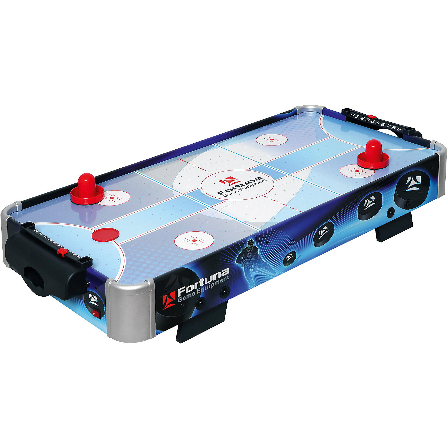 Настольный аэрохоккей HR-31 Blue Ice Hybrid, 86х43х15 см, Fortuna Настольный аэрохоккей HR-31 Blue Ice Hybrid, 86х43х15 см, FortunaНастольные игры<br><br><br>Ширина мм: 490<br>Глубина мм: 930<br>Высота мм: 150<br>Вес г: 8500<br>Возраст от месяцев: 36<br>Возраст до месяцев: 2147483647<br>Пол: Унисекс<br>Возраст: Детский<br>SKU: 4940651
