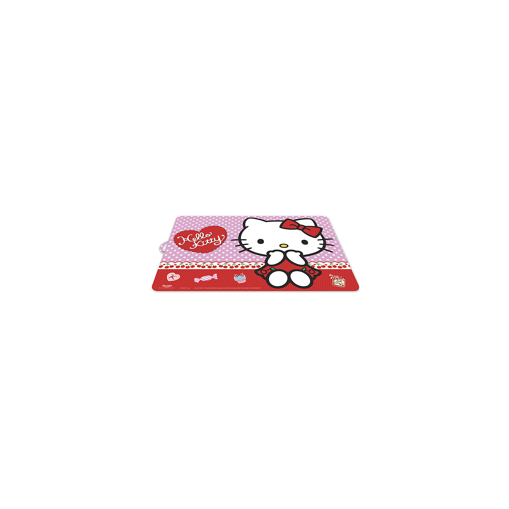 Настольная салфетка Хэллоу Китти Настольная салфетка Хэллоу КиттиHello Kitty<br>Настольная салфетка Хэллоу Китти - яркая и красочная защита для стола с любимыми героями.<br>Салфетка помогает защитить стол от кругов от горячего или от пролитого нечаянно супа. Подходит детям, которые только начинают самостоятельно кушать, так как материал полностью безопасен для малышей. Салфетку легко вытирать или мыть. Рисунок не блекнет и не тускнеет от мытья. <br><br>Дополнительная информация:<br><br>-размер: 43х29 см<br><br>Настольную салфетку Хэллоу Китти можно купить в нашем интернет магазине.<br><br>Ширина мм: 440<br>Глубина мм: 300<br>Высота мм: 90<br>Вес г: 49<br>Возраст от месяцев: 36<br>Возраст до месяцев: 120<br>Пол: Женский<br>Возраст: Детский<br>SKU: 4940696