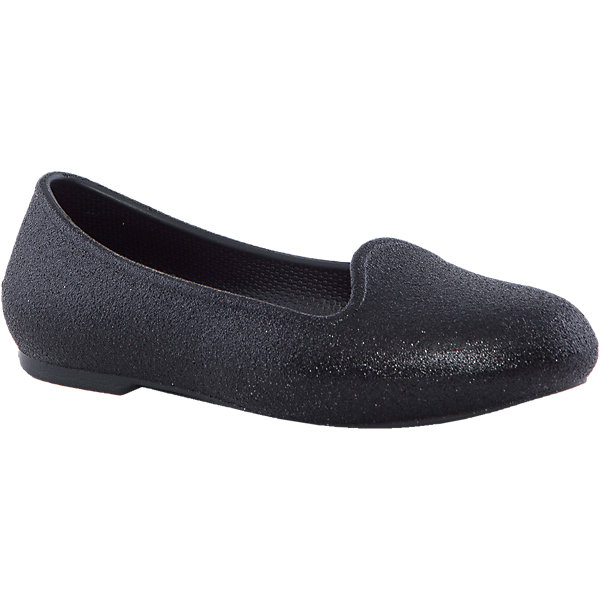 Туфли для девочки Crocs Туфли для девочки CrocsОбувь<br>Характеристики товара:<br><br>• цвет: черный<br>• материал: верх - текстиль, низ - 100% полимер Croslite™<br>• блестки<br>• антискользящая подошва<br>• бактериостатичный материал<br>• стильный дизайн<br>• устойчивая подошва<br>• страна бренда: США<br>• страна изготовитель: Китай<br><br>Для правильного развития ребенка крайне важно, чтобы обувь была удобной. Такие туфли обеспечивают детям необходимый комфорт, а удобная стелька позволяет ножкам дольше не уставать. Туфли легко надеваются и снимаются, отлично сидят на ноге. Материал, из которого они сделаны, не дает размножаться бактериям, поэтому такая обувь препятствует образованию неприятного запаха и появлению болезней стоп. <br>Обувь от американского бренда Crocs в данный момент завоевала широкую популярность во всем мире, и это не удивительно - ведь она невероятно удобна. Её носят врачи, спортсмены, звёзды шоу-бизнеса, люди, которым много времени приходится бывать на ногах - они понимают, как важна комфортная обувь. Продукция Crocs - это качественные товары, созданные с применением новейших технологий. Обувь отличается стильным дизайном и продуманной конструкцией. Изделие производится из качественных и проверенных материалов, которые безопасны для детей.<br><br>Туфли для девочки от торговой марки Crocs можно купить в нашем интернет-магазине.<br><br>Ширина мм: 225<br>Глубина мм: 139<br>Высота мм: 112<br>Вес г: 290<br>Цвет: черный<br>Возраст от месяцев: 24<br>Возраст до месяцев: 36<br>Пол: Женский<br>Возраст: Детский<br>Размер: 26,27,34,33,31,25,28,30,29<br>SKU: 4940817