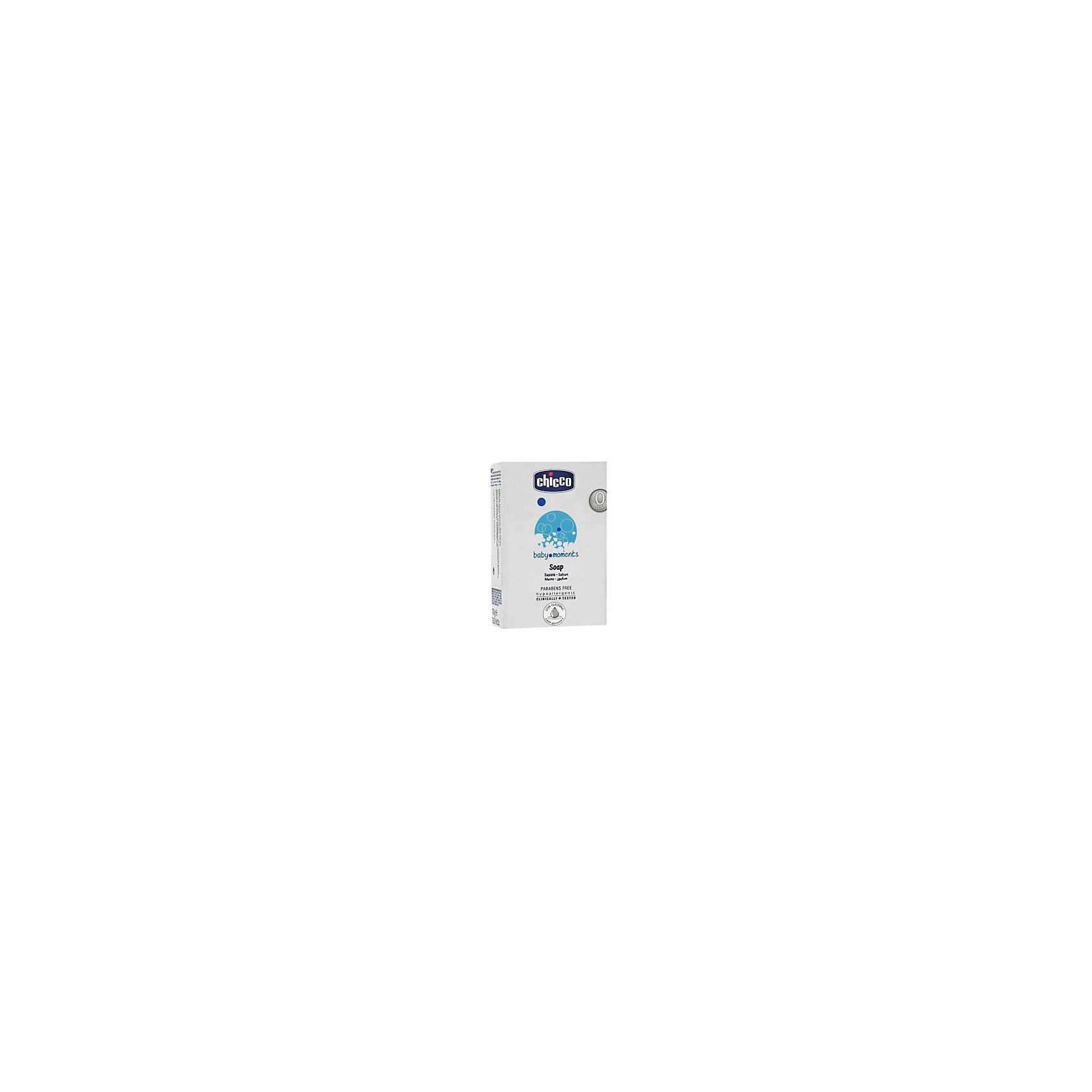 Мыло Baby Moments с глицерином, CHICCO, 100гр. Мыло Baby Moments с глицерином, CHICCO, 100гр.Купание малыша<br>Прекрасно подойдет для использования с первых дней жизни малыша. Мыло с глицерином бережно ухаживает за кожей, не пересушивает, не вызывает аллергии.<br><br>Дополнительная информация:<br><br>- Возраст: с рождения.<br>- Состав: кокосовое масло, вода, глицерин, молочные протеины, парфюмированная отдушка.<br>- Масса: 100 г.<br><br>Купить мыло Baby Moments с глицерином, можно в нашем магазине.<br><br>Ширина мм: 145<br>Глубина мм: 35<br>Высота мм: 97<br>Вес г: 100<br>Возраст от месяцев: 0<br>Возраст до месяцев: 36<br>Пол: Унисекс<br>Возраст: Детский<br>SKU: 4944264