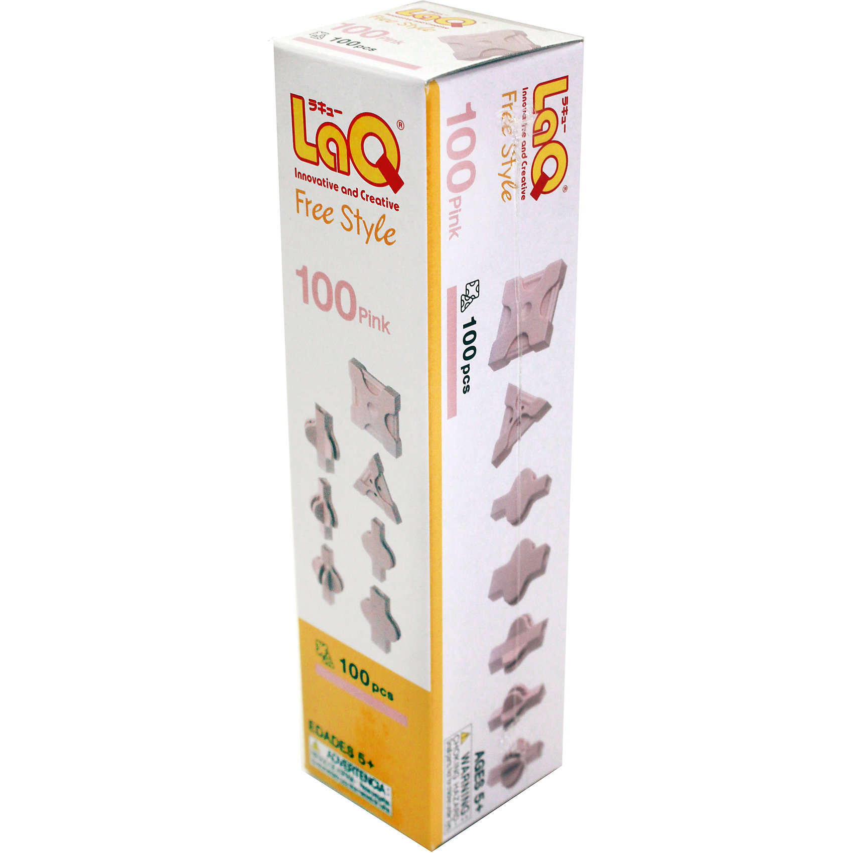Конструктор 100 Pink, 100 деталей, LaQ Конструктор 100 Pink, 100 деталей, LaQПластмассовые конструкторы<br>Конструктор 100 Pink содержит сто деталей необычной формы, имеющие необычные крепления, которые позволят собирать детали как прямо, так и с наклоном. Конструктор розового цвета можно использовать отдельно или как дополнение к другим конструкторам LaQ. Игры с конструктором отлично развивают воображение, мелкую моторику и усидчивость. С таким замечательным конструктором ребенок проведет время с удовольствием!<br><br>Дополнительная информация:<br>Материал: пластик<br>В наборе: 100 деталей розового цвета<br>Размер: 16х40х40 см<br>Конструктор 100 Pink вы можете купить в нашем интернет-магазине.<br><br>Ширина мм: 162<br>Глубина мм: 40<br>Высота мм: 40<br>Вес г: 61<br>Возраст от месяцев: 60<br>Возраст до месяцев: 1188<br>Пол: Унисекс<br>Возраст: Детский<br>SKU: 4944573