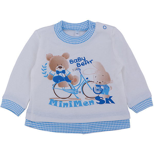 Джемпер для мальчика Soni kids Джемпер для мальчика Soni kidsФутболки, топы<br>Джемпер Мишка Джентельмен для мальчика Soni kids <br>Состав: 100% хлопок<br><br>Ширина мм: 157<br>Глубина мм: 13<br>Высота мм: 119<br>Вес г: 200<br>Цвет: белый<br>Возраст от месяцев: 3<br>Возраст до месяцев: 6<br>Пол: Мужской<br>Возраст: Детский<br>Размер: 68,98,92,86,80,74<br>SKU: 4944764