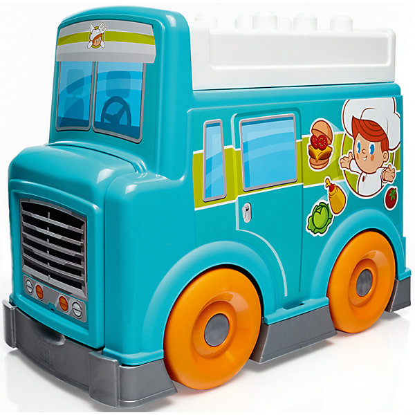 Игровой набор Продуктовый фургон, MEGA BLOKS Игровой набор Продуктовый фургон, MEGA BLOKSПластмассовые конструкторы<br><br><br>Ширина мм: 365<br>Глубина мм: 255<br>Высота мм: 455<br>Вес г: 3015<br>Возраст от месяцев: 12<br>Возраст до месяцев: 60<br>Пол: Мужской<br>Возраст: Детский<br>SKU: 4947819