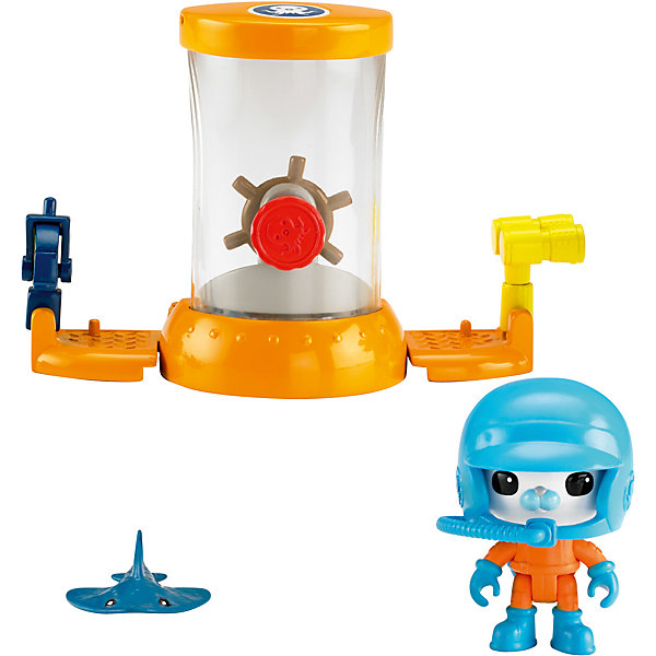 Набор фигурок с транспортом, Октонавты, Fisher Price Набор фигурок с транспортом, Октонавты, Fisher PriceИгровые наборы с фигурками<br>Набор фигурок с транспортом, Октонавты, Fisher Price (Фишер Прайс)<br><br>Характеристики:<br><br>• в комплекте: фигурка капитана Барнаклса, рулевая палуба, штурвал, бинокль, шлем с трубкой, рыба<br>• размер упаковки: 15х6,5х30 см<br>• вес: 250 грамм<br>• материал: пластик<br><br>Смелые исследователи морских глубин, Октонавты, всегда спешат на помощь. В этот раз Капитану Барнаклсу потребуется рулевая палуба, бинокль и шлем с трубкой. Кажется, перед ним появилась рыбка? Нужно срочно спасать ее! Ребенок сможет придумать увлекательное путешествие капитана и операцию по спасению маленькой рыбки. Все детали выполнены из прочного нетоксичного пластика. Отправляйтесь на встречу приключениям вместе с капитаном Барнаклсом!<br><br>Набор фигурок с транспортом, Октонавты, Fisher Price (Фишер Прайс) вы можете купить в нашем интернет-магазине.<br><br>Ширина мм: 240<br>Глубина мм: 40<br>Высота мм: 275<br>Вес г: 261<br>Возраст от месяцев: 36<br>Возраст до месяцев: 60<br>Пол: Мужской<br>Возраст: Детский<br>SKU: 4947828
