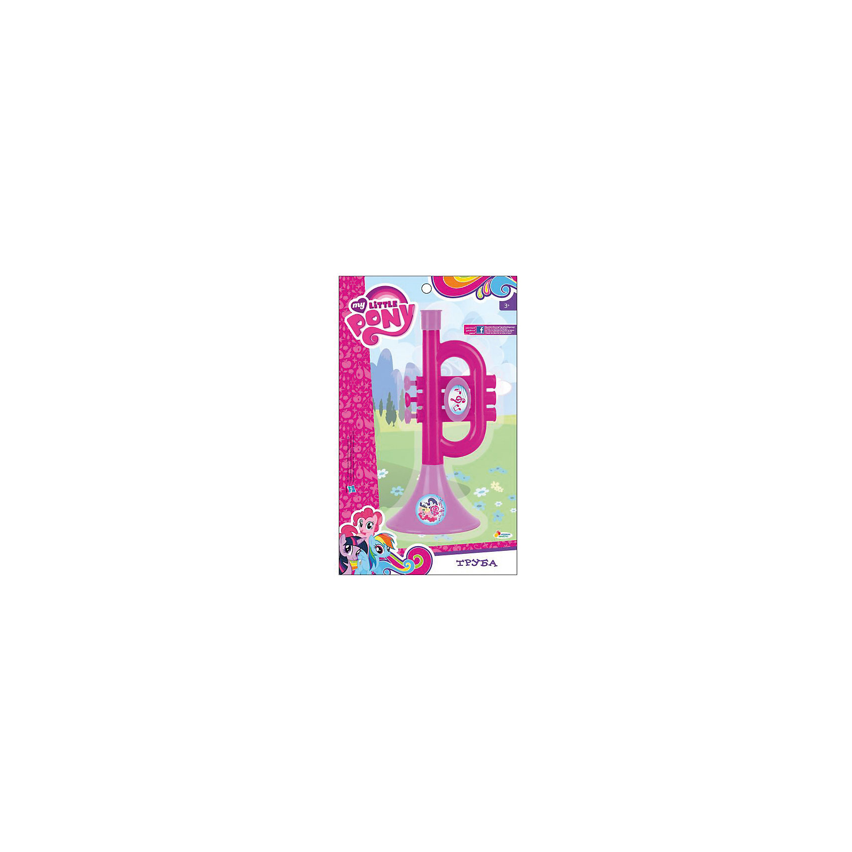 Труба, My Little Pony, Играем вместе Труба, My Little Pony, Играем вместеMy little Pony<br>Труба, My Little Pony, Играем вместе<br><br>Характеристики:<br><br>• изготовлена из прочных нетоксичных материалов:<br>• яркий дизайн<br>• материал: пластик, металл<br>• размер упаковки: 11х19х33 см<br><br>Труба Май Литл Пони понравится каждой любительнице мультфильма. Музыкальный инструмент оснащен тремя клапанами и удобной ручкой. Девочка с радостью будет играть на своем первом духовом музыкальном инструменте. А волшебные пони обязательно поддержат её!<br><br>Трубу, My Little Pony, Играем вместе можно купить в нашем интернет-магазине.<br><br>Ширина мм: 110<br>Глубина мм: 330<br>Высота мм: 190<br>Вес г: 170<br>Возраст от месяцев: 36<br>Возраст до месяцев: 60<br>Пол: Унисекс<br>Возраст: Детский<br>SKU: 4950494