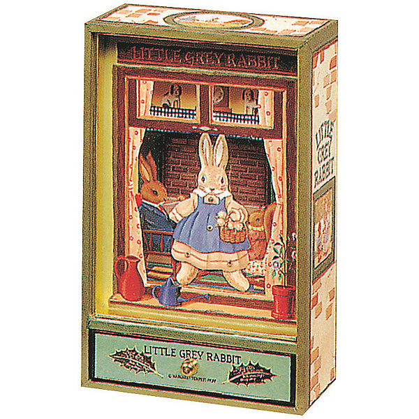 Музыкальная шкатулка Little Grey Rabbit© Rabbit, Trousselier, Grey/Green Музыкальная шкатулка Little Grey Rabbit© Rabbit, Trousselier, Grey/GreenДетские предметы интерьера<br>Какая девочка не мечтает о музыкальной шкатулке? Подарите девочке настоящую музыкальную шкатулку с заводным механизмом от французской компании Trousselier. Шкатулка проигрывает приятную мелодию.<br>Она выглядит очень красиво - на ней симпатичная картинка. Внутри шкатулки даже есть место для хранения разных мелочей и зеркальце. Изделие произведено из высококачественных материалов, и соответствует европейским стандартам безопасности.<br><br>Дополнительная информация:<br><br>цвет: разноцветный;<br>материал: дерево;<br>заводной механизм;<br>размер упаковки: 22 x 14 x 7 см.<br><br>Музыкальную шкатулку Little Grey Rabbit© Rabbit от французской компании Trousselier можно купить в нашем магазине.<br><br>Ширина мм: 130<br>Глубина мм: 210<br>Высота мм: 70<br>Вес г: 760<br>Возраст от месяцев: 12<br>Возраст до месяцев: 216<br>Пол: Унисекс<br>Возраст: Детский<br>SKU: 4961844