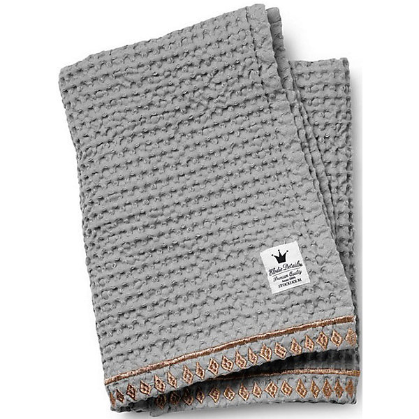 Плед Gilded Grey, Elodie Details (вафельный узор) Плед Gilded Grey, Elodie Details (вафельный узор)Пледы<br>Плед Gilded Grey, Elodie Details (Элоди Дитейлс) (вафельный узор)<br><br>Характеристики:<br><br>• стильный узор<br>• украшен вышивкой<br>• отлично сохраняет тепло и мягкость<br>• материал: 100% органический хлопок<br>• размер: 70х100 см<br><br>Плед Gilded Grey изготовлен из органического хлопка, который подарит вам уют и мягкость даже после многочисленных стирок. Плед имеет привлекательный вафельный узор и вышивку в марокканском стиле по краю. Использовать его удобно не только дома, но и на прогулке.<br><br>Плед Gilded Grey, Elodie Details (Элоди Дитейлс) (вафельный узор) вы можете купить в нашем интернет-магазине.<br><br>Ширина мм: 370<br>Глубина мм: 250<br>Высота мм: 40<br>Вес г: 430<br>Возраст от месяцев: 0<br>Возраст до месяцев: 36<br>Пол: Унисекс<br>Возраст: Детский<br>SKU: 4966106