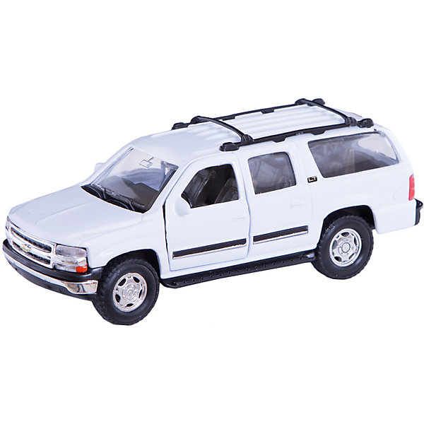 Модель машины 1:34-39 2001 CHEVROLET SUBURBAN, Welly Модель машины 1:34-39 2001 CHEVROLET SUBURBAN, WellyМашинки<br>Коллекционная модель машины Welly масштаба 1:34-39 2001 CHEVROLET SUBURBAN. Функции: открываются передние двери, инерционный механизм.<br>Цвет кузова автомобиля представлен в ассортименте. Выбрать определенный цвет заранее не представляется возможным.<br><br>Ширина мм: 60<br>Глубина мм: 110<br>Высота мм: 150<br>Вес г: 156<br>Возраст от месяцев: 36<br>Возраст до месяцев: 192<br>Пол: Мужской<br>Возраст: Детский<br>SKU: 4966503