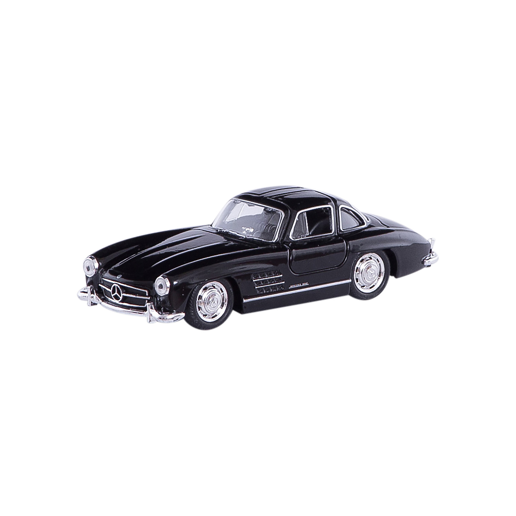 Модель винтажной машины 1:34-39 Mercedes-Benz 300SL, Welly Модель винтажной машины 1:34-39 Mercedes-Benz 300SL, WellyКоллекционные модели<br>Коллекционная модель винтажной машины Welly 1:34-39 Mercedes-Benz 300SL. Функции: открываются передние двери, инерционный механизм.<br>Цвет кузова автомобиля представлен в ассортименте. Выбрать определенный цвет заранее не представляется возможным.<br><br>Ширина мм: 60<br>Глубина мм: 110<br>Высота мм: 150<br>Вес г: 133<br>Возраст от месяцев: 36<br>Возраст до месяцев: 192<br>Пол: Мужской<br>Возраст: Детский<br>SKU: 4966539