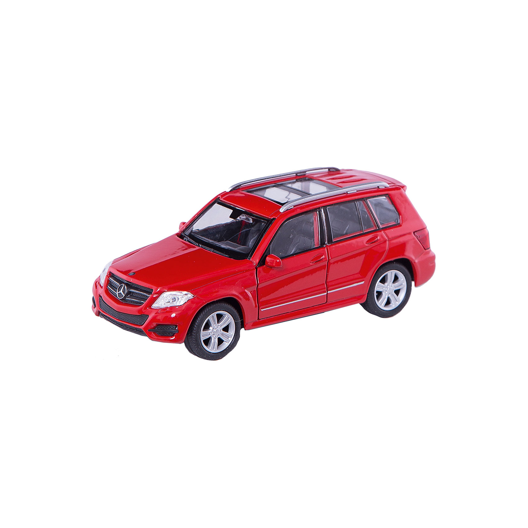 Модель машины 1:34-39 Mercedes-Benz GLK, Welly Модель машины 1:34-39 Mercedes-Benz GLK, WellyКоллекционные модели<br>Люксовый кроссовер Mercedes-Benz GLK в исполнении известного производителя детских игрушек Welly, порадует любого коллекционера масштабированных моделей автомобилей. Точная копия этого мерседеса выполнена в масштабе 1:34-39, цвет кузова представлен в ассортименте (без возможности выбора). В крыше автомобиля имеется прозрачный люк.<br><br>Ширина мм: 60<br>Глубина мм: 110<br>Высота мм: 150<br>Вес г: 170<br>Возраст от месяцев: 36<br>Возраст до месяцев: 192<br>Пол: Мужской<br>Возраст: Детский<br>SKU: 4966543