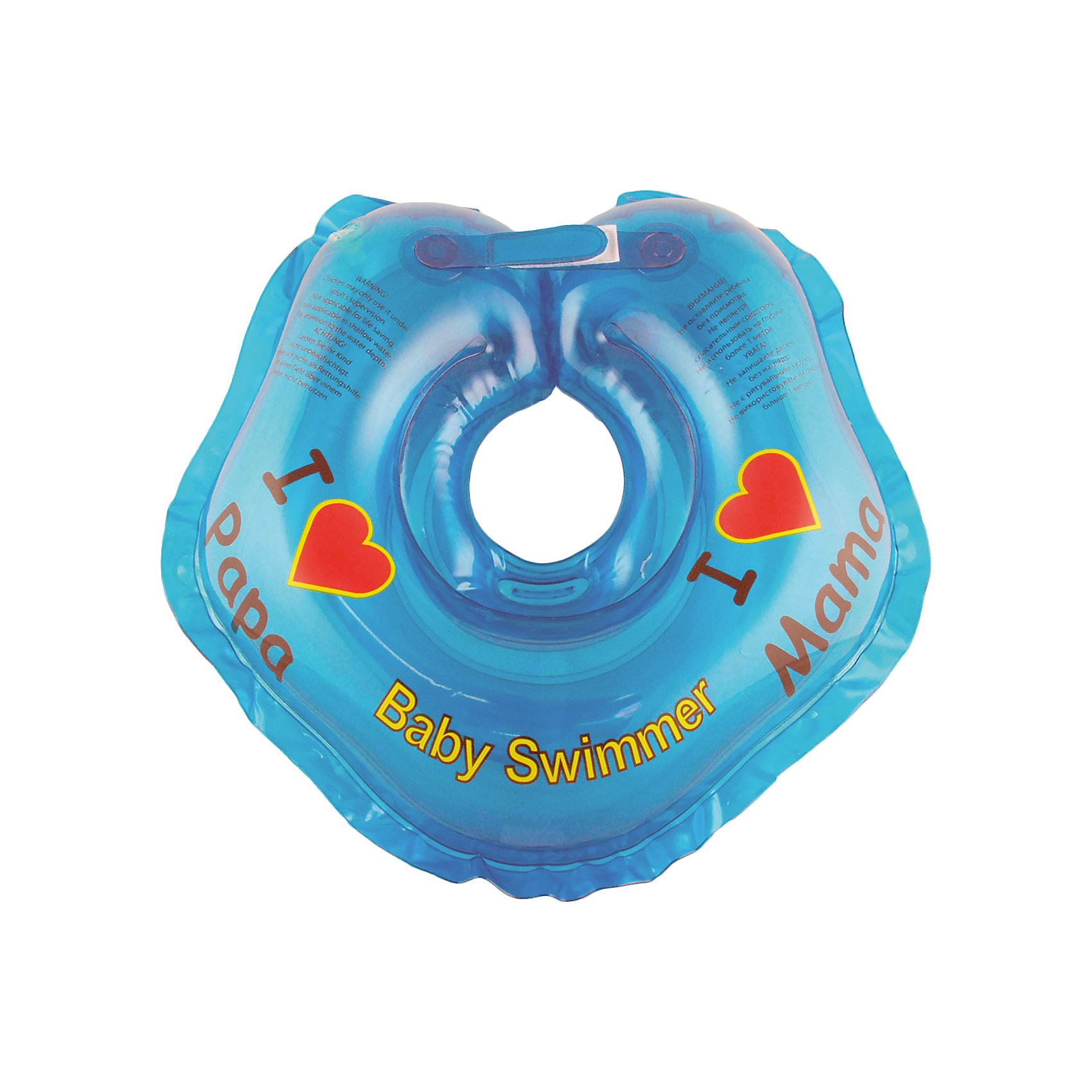 Круг для купания Baby Swimmer, голубой Круг для купания Baby Swimmer, голубойКруги для купания малыша<br>Купание младенца - ответственное и важное занятие. Круг для купания Baby Swimmer обеспечит безопасность процесса, избавит малыша от страха воды и сделает водные процедуры веселой игрой. У круга есть устройство, поддерживающее подбородок, что позволит избежать проглатывание воды малышом. У круга яркие цвета, необычный дизайн и веселые картинки по бокам, которые понравится всем детям. Все материалы, использованные при разработке и изготовлении круга для купания безопасны для использования, отвечают всем требованиям экологичности и качества детских товаров, а так же гипоаллергенны.<br><br>Дополнительная информация:<br><br>модель: Baby Swimmer;<br>цвет: голубой.<br><br>Круг для купания Baby Swimmer можно приобрести в нашем магазине.<br><br>Ширина мм: 150<br>Глубина мм: 40<br>Высота мм: 150<br>Вес г: 140<br>Возраст от месяцев: 0<br>Возраст до месяцев: 24<br>Пол: Унисекс<br>Возраст: Детский<br>SKU: 4968091
