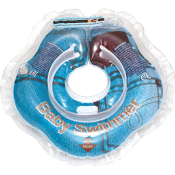 Круг для купания Baby Swimmer, Джинса Круг для купания Baby Swimmer, ДжинсаТовары для купания<br>Купание младенца - ответственное и важное занятие. Круг для купания Baby Swimmer с оригинальной расцветкой обеспечит безопасность процесса, избавит малыша от страха воды и сделает водные процедуры веселой игрой. У круга есть устройство, поддерживающее подбородок, что позволит избежать проглатывание воды малышом. У круга яркие цвета, необычный дизайн и веселые картинки по бокам, которые понравится всем детям. Все материалы, использованные при разработке и изготовлении круга для купания безопасны для использования, отвечают всем требованиям экологичности и качества детских товаров, а так же гипоаллергенны.<br><br>Дополнительная информация:<br><br>модель: Baby Swimmer;<br>цвет: джинса.<br><br>Круг для купания Baby Swimmer можно приобрести в нашем магазине.<br><br>Ширина мм: 150<br>Глубина мм: 40<br>Высота мм: 150<br>Вес г: 160<br>Возраст от месяцев: 0<br>Возраст до месяцев: 24<br>Пол: Унисекс<br>Возраст: Детский<br>SKU: 4968104