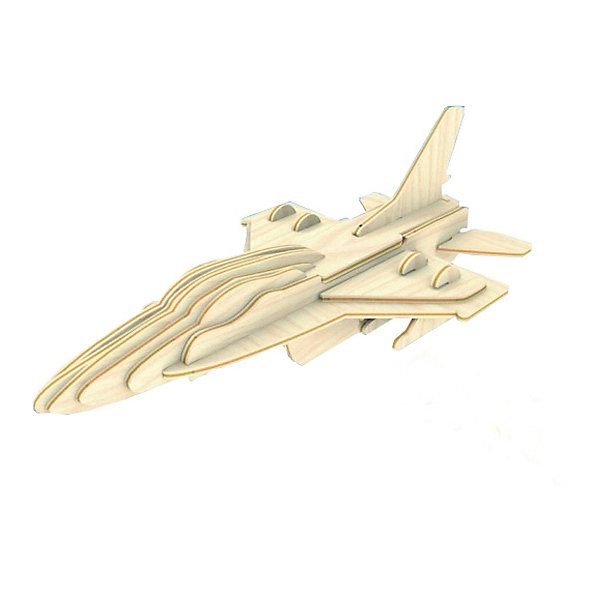 Самолет F16, Мир деревянных игрушек Самолет F16, Мир деревянных игрушекДеревянные модели<br>Порадовать любящего технику творческого ребенка - легко! Подарите ему этот набор, из которого можно самому сделать красивую деревянную фигуру. Для этого нужно выдавить из пластины с деталями элементы для сборки и соединить их. Из наборов получаются красивые очень реалистичные игрушки, которые могут стать украшением комнаты.<br>Собирая их, ребенок будет развивать пространственное мышление, память и мелкую моторику. А раскрашивая готовое произведение, дети научатся подбирать цвета и будут развивать художественные навыки. Этот набор произведен из качественных и безопасных для детей материалов - дерево тщательно обработано.<br><br>Дополнительная информация:<br><br>материал: дерево;<br>цвет: бежевый;<br>элементы: пластины с деталями для сборки, схема сборки;<br>размер упаковки: 23 х 18 см.<br><br>3D-пазл Самолет F16 от бренда Мир деревянных игрушек можно купить в нашем магазине.<br><br>Ширина мм: 225<br>Глубина мм: 30<br>Высота мм: 180<br>Вес г: 450<br>Возраст от месяцев: 36<br>Возраст до месяцев: 144<br>Пол: Унисекс<br>Возраст: Детский<br>SKU: 4969127