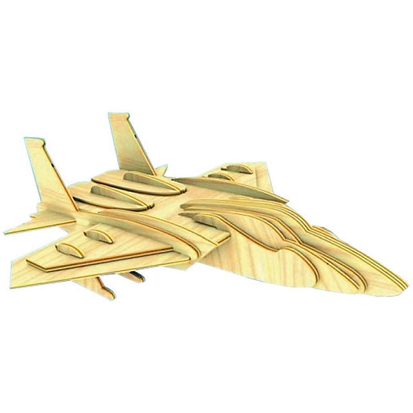 Самолет F15, Мир деревянных игрушек Самолет F15, Мир деревянных игрушекДеревянные модели<br>Отличный вариант подарка для любящего технику творческого ребенка - этот набор, из которого можно самому сделать красивую деревянную фигуру! Для этого нужно выдавить из пластины с деталями элементы для сборки и соединить их. Из наборов получаются красивые очень реалистичные игрушки, которые могут стать украшением комнаты.<br>Собирая их, ребенок будет развивать пространственное мышление, память и мелкую моторику. А раскрашивая готовое произведение, дети научатся подбирать цвета и будут развивать художественные навыки. Этот набор произведен из качественных и безопасных для детей материалов - дерево тщательно обработано.<br><br>Дополнительная информация:<br><br>материал: дерево;<br>цвет: бежевый;<br>элементы: пластины с деталями для сборки, схема сборки;<br>размер упаковки: 23 х 18 см.<br><br>3D-пазл Самолет F15 от бренда Мир деревянных игрушек можно купить в нашем магазине.<br><br>Ширина мм: 225<br>Глубина мм: 30<br>Высота мм: 180<br>Вес г: 450<br>Возраст от месяцев: 36<br>Возраст до месяцев: 144<br>Пол: Мужской<br>Возраст: Детский<br>SKU: 4969131