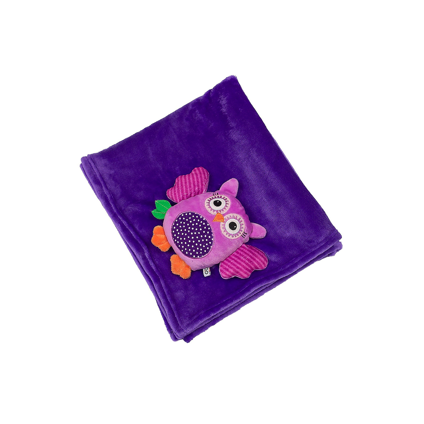 Одеяло с игрушкой Сова, Zoocchini, фиолетовый Одеяло с игрушкой Сова, Zoocchini, фиолетовыйОдеяла, пледы<br>Одеяло с игрушкой Сова, фиолетовый от американского бренда Zoocchini (Зукинни) поможет в оформлении интерьера детской комнаты и приведет в восторг вашего ребенка. Яркий фиолетовый цвет одеяла и мягкая подружка Сова Олив на уголке будут радовать глаз и развлекать, а нежная плюшевая ткань очень приятна на ощупь и подарить тепло и комфорт маленькому крохе. Одеяло можно брать с собой на природу, в машину или в коляску во время прогулки прохладным вечером. <br>Дополнительная информация:<br>- Состав: 100% полиэстер<br>- Размер: 68,5 * 99 см.<br>Одеяло с игрушкой Сова, фиолетовый Zoocchini(Зукини) можно купить в нашем интернет-магазине.<br>Подробнее:<br>• Для детей в возрасте: от 0 до 3 лет<br><br>• Номер товара: 4976013<br>Страна производитель: Китай<br><br>Ширина мм: 255<br>Глубина мм: 75<br>Высота мм: 255<br>Вес г: 418<br>Возраст от месяцев: 0<br>Возраст до месяцев: 36<br>Пол: Унисекс<br>Возраст: Детский<br>SKU: 4976013