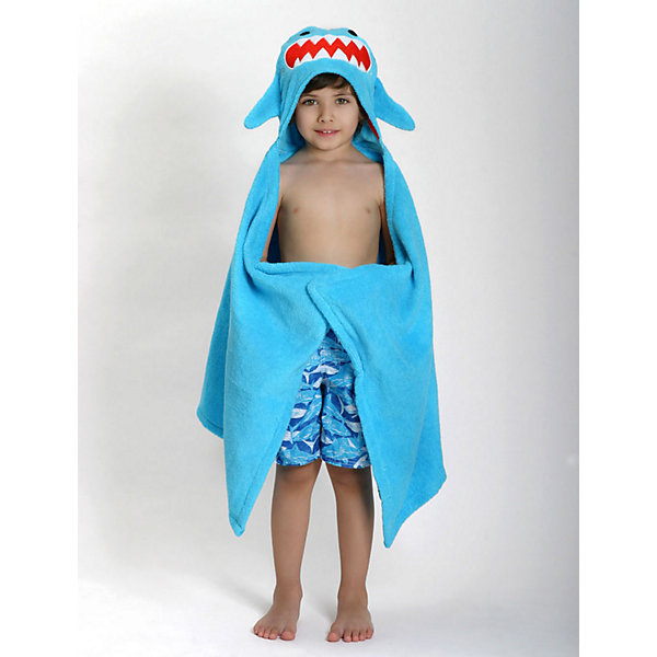 Полотенце с капюшоном Sherman the Shark (от 2 лет), Zoocchini Полотенце с капюшоном Sherman the Shark (от 2 лет), ZoocchiniПолотенца<br>Полотенце с капюшоном Sherman the Shark (от 2 лет) Акула Шерман от американского бренда Zoocchini (Зукинни) сделает принятие ванны еще уютнее и приятнее. Специалисты из США и Канады, объединенные любовью к животным, создали компанию с товарами для детей в виде зверей. Большое хлопковое полотенце прекрасно впитывает влагу, а забавный капюшон с качественно вышитой акулой защищает от сквозняков. По краям имеются дополнительные уголки для рук в виде плавников, превращая полотенце почти в костюм, отличный повод для веселого маскарада! Приятный сине-бирюзовый цвет и дизайн придут по вкусу всей семье. Отлично подходит деткам от двух лет. <br>Дополнительная информация:<br><br>- Состав: 100% хлопок<br>- Размер: 127 * 55 см.<br>Полотенце с капюшоном Sherman the Shark (от 2 лет) Акула Шерман, Zoocchini (Зукини) можно купить в нашем интернет-магазине.<br>Подробнее:<br>• Для детей в возрасте: от 2 лет<br>• Номер товара: 4976025<br>Страна производитель: Китай<br><br>Ширина мм: 305<br>Глубина мм: 50<br>Высота мм: 305<br>Вес г: 594<br>Возраст от месяцев: 24<br>Возраст до месяцев: 72<br>Пол: Унисекс<br>Возраст: Детский<br>SKU: 4976025