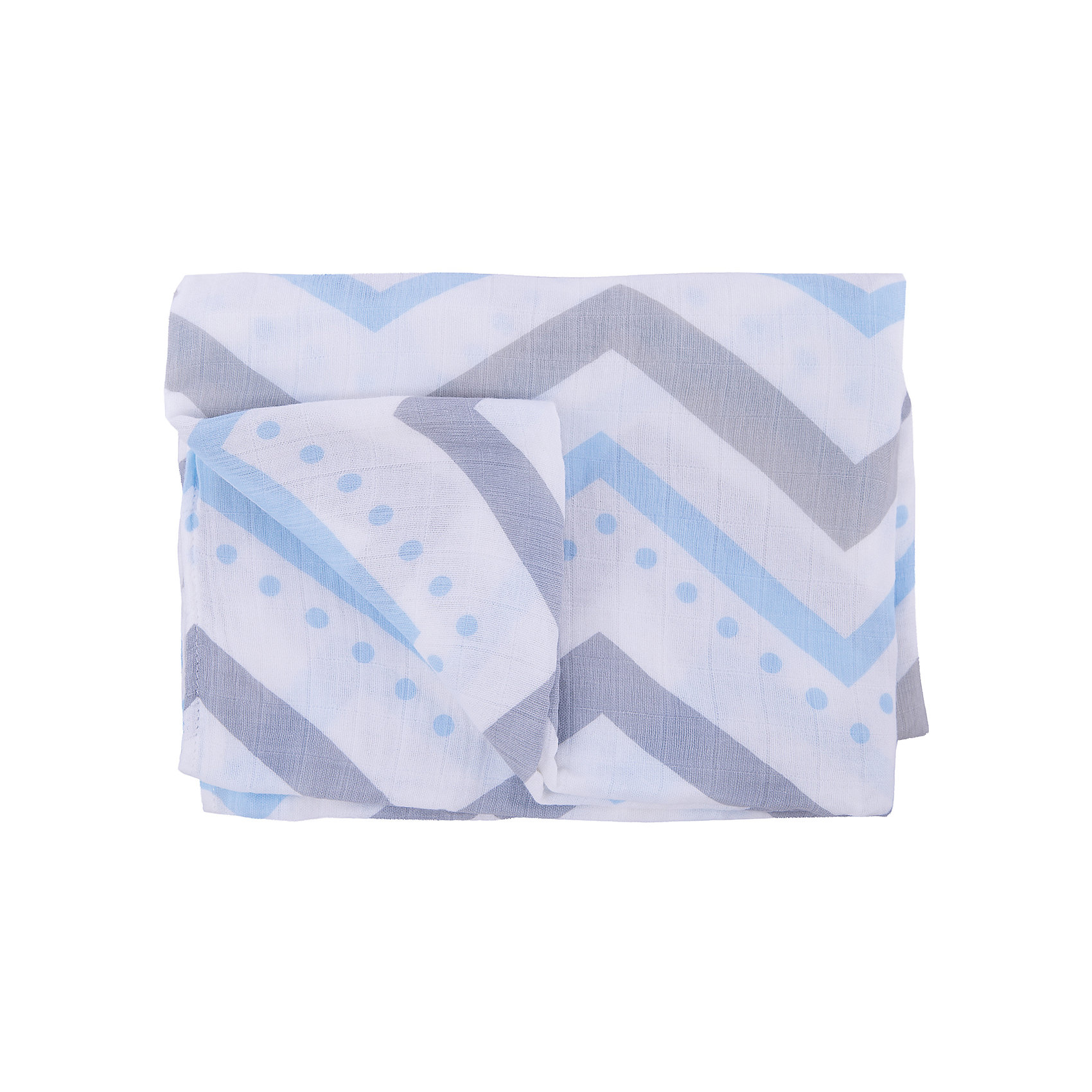 Бамбуковая муслиновая пелёнка 120х120 см, Lulujo, Blue Chevron Бамбуковая муслиновая пелёнка 120х120 см, Lulujo, Blue ChevronВсе для пеленания<br>Бамбуковая муслиновая пелёнка 120х120 см, Lulujo, Blue Chevron это двухслойные мягкие пеленки большого размера предназначенные как для пеленания, так и покрывала или использования в качестве обычных простыней. Приятные серые и голубые орнаменты на нейтральном белом фоне помогут создать атмосферу уюта в комнате малыша. Свойства ткани из бамбуковой вискозы делают пеленку мягче с каждой стиркой. Материал пропускает вохдух и впитывает излишнюю влагу. С этой тканью кожа ребенка дышит.<br>Дополнительная информация:<br><br>- В комплект входит: 1 пеленка<br>- Тип ткани: Муслин<br>- Состав: 70% бамбуковое волокно, 30% хлопок <br>- Размер: 120 * 120 см. <br>- Cтирка: машинная, 40 градусов<br><br>Бамбуковую муслиновую пелёнку 120х120 см, Lulujo, Blue Chevron можно купить в нашем интернет-магазине.<br>Подробнее:<br>• Для детей в возрасте: от 0 лет<br>• Номер товара: 4976062<br>Страна производитель: Турция<br><br>Ширина мм: 100<br>Глубина мм: 55<br>Высота мм: 240<br>Вес г: 194<br>Возраст от месяцев: 0<br>Возраст до месяцев: 36<br>Пол: Унисекс<br>Возраст: Детский<br>SKU: 4976062