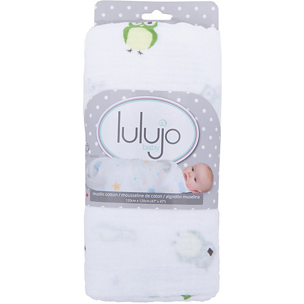 Муслиновая пелёнка Owl Always Love You 120х120, Lulujo, зелёный Муслиновая пелёнка Owl Always Love You 120х120, Lulujo, зелёныйПеленки для новорожденных<br>Муслиновая пелёнка Owl Always Love You 120х120, Lulujo, зелёный это двухсторонняя мягкая пеленка большого размера, предназначена как для пеленания, так и покрывала или использования в виде обычных простыней. Приятные зеленые совы на нейтральном белом фоне помогут создать атмосферу уюта в комнате малыша. Хлопковый муслин обеспечит малышу комфорт и тепло, материал отлично пропускает воздух, с этой тканью кожа ребенка дышит.<br>Дополнительная информация:<br><br>- В комплект входит: 1 пеленка<br>- Тип ткани: Муслин<br>- Состав: 100% хлопок <br>- Размер: 120 * 120 см. <br>- Cтирка: машинная, 40 градусов<br><br><br>Муслиновую пелёнку Owl Always Love You 120х120, Lulujo, зелёный можно купить в нашем интернет-магазине.<br>Подробнее:<br>• Для детей в возрасте: от 0 лет<br>• Номер товара: 4976067<br>Страна производитель: Турция<br><br>Ширина мм: 100<br>Глубина мм: 55<br>Высота мм: 240<br>Вес г: 160<br>Возраст от месяцев: 0<br>Возраст до месяцев: 36<br>Пол: Унисекс<br>Возраст: Детский<br>SKU: 4976067