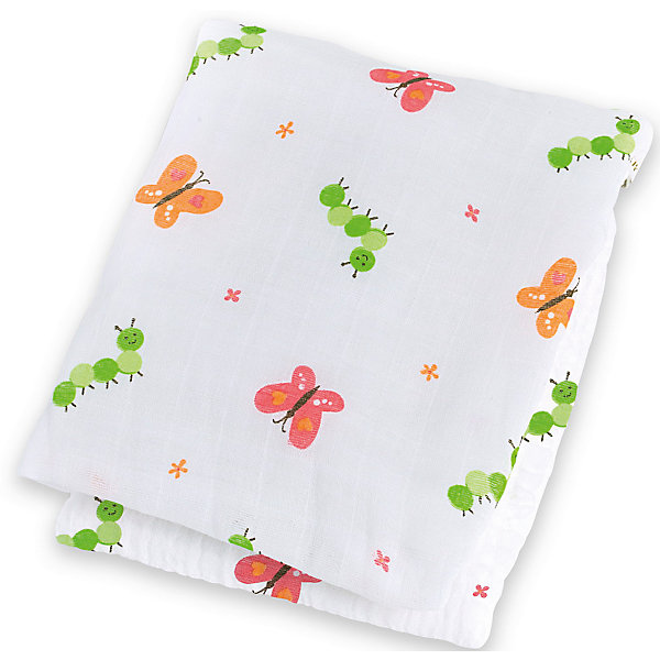 Муслиновая пелёнка Garden Party 120х120, Lulujo Муслиновая пелёнка Garden Party 120х120, LulujoПеленки для новорожденных<br>Муслиновая пелёнка Garden Party 120х120, Lulujo, это двухсторонняя мягкая пеленка большого размера, предназначена как для пеленания, так и покрывала или использования в виде обычных простыней. Яркие бабочки, гусеницы и цветочки на нейтральном белом фоне помогут создать атмосферу уюта в комнате малыша. Хлопковый муслин обеспечит малышу комфорт и тепло, материал отлично пропускает воздух, с этой тканью кожа ребенка дышит.<br>Дополнительная информация:<br><br>- В комплект входит: 1 пеленка<br>- Тип ткани: Муслин<br>- Состав: 100% хлопок <br>- Размер: 120 * 120 см. <br>- Cтирка: машинная, 40 градусов<br><br>Муслиновую пелёнку Garden Party 120х120, Lulujo можно купить в нашем интернет-магазине.<br>Подробнее:<br>• Для детей в возрасте: от 0 лет<br>• Номер товара: 4976070<br>Страна производитель: Турция<br><br>Ширина мм: 100<br>Глубина мм: 55<br>Высота мм: 240<br>Вес г: 160<br>Возраст от месяцев: 0<br>Возраст до месяцев: 36<br>Пол: Унисекс<br>Возраст: Детский<br>SKU: 4976070