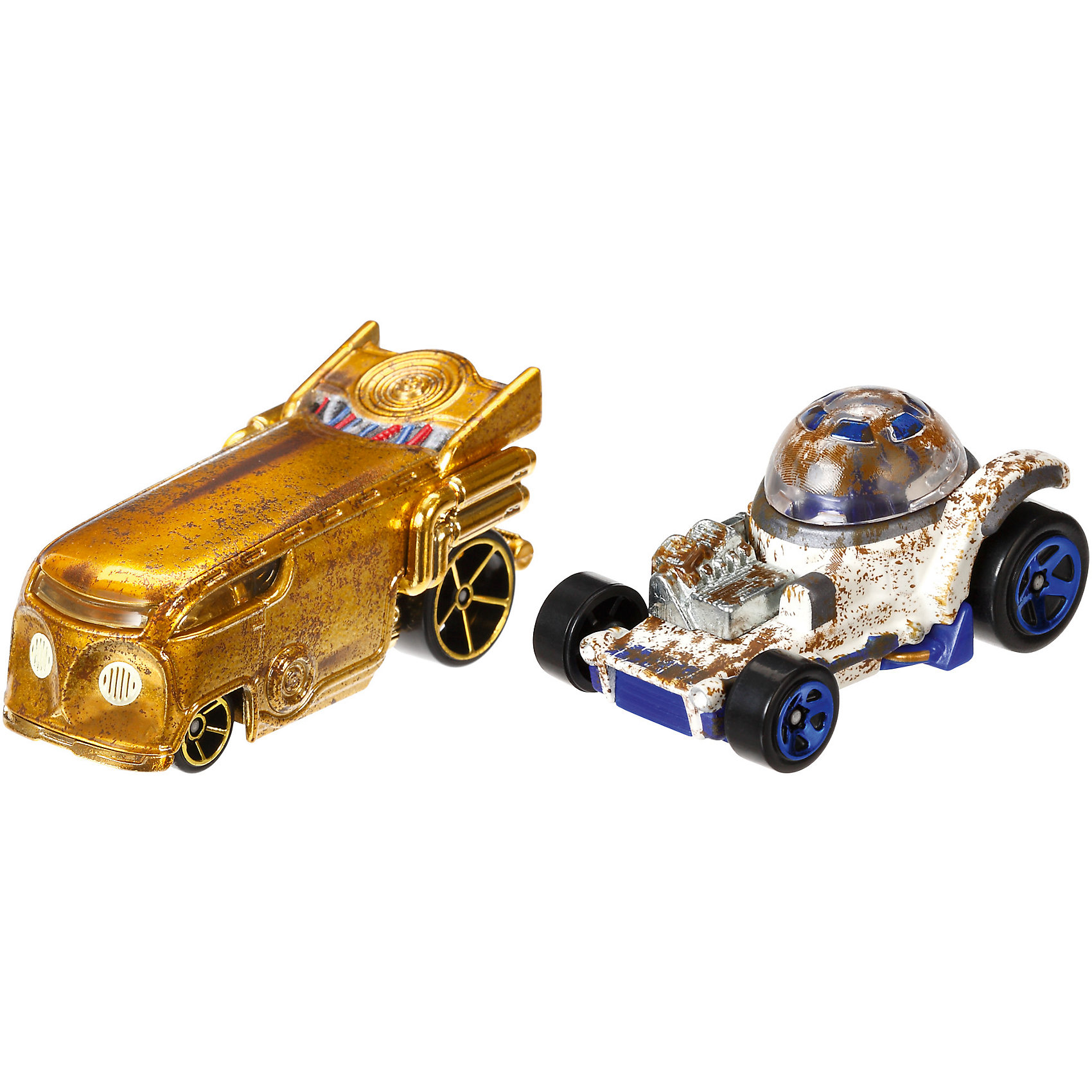 Набор из 2-х машинок Звездные войны, Hot Wheels Набор из 2-х машинок Звездные войны, Hot WheelsПопулярные игрушки<br>Базовые машинки Star Wars, Hot Wheels (Хот Вилс) – этот набор порадует юного автолюбителя и поклонника межгалактических приключений. В этом наборе от Хот Вилс любимые миллионами персонажи «Звездных войн» робот C-3PO и астродроид R2D2 предстают в виде машинок. Несмотря на то, что их внешний вид в фильмах нисколько не походил на машины, каждый персонаж прекрасно узнаваем по цветам и характерным деталям, которые перешли от героев в дизайн автомобилей. Машинки понравятся поклонникам всех возрастов: соберите полную коллекцию и устраивайте гонки по всей галактике! <br><br>Дополнительная информация: <br>- В комплекте: 2 машины <br>- Масштаб: 1:64 <br>- Материал: пластик, металл <br>- Упаковка: блистер на картоне <br>- Размер упаковки: 20,3 x 6,4 x 16,5 см. <br><br>Базовые машинки Star Wars, Hot Wheels (Хот Вилс) можно купить в нашем интернет-магазине.<br><br>Ширина мм: 65<br>Глубина мм: 205<br>Высота мм: 165<br>Вес г: 166<br>Возраст от месяцев: 48<br>Возраст до месяцев: 120<br>Пол: Мужской<br>Возраст: Детский<br>SKU: 4983085
