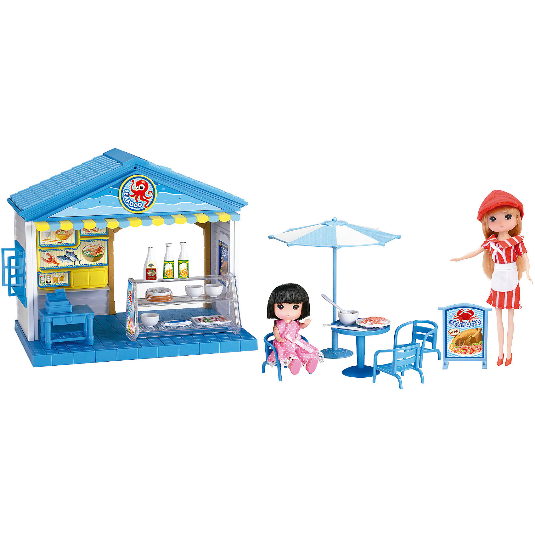 Игровой набор Кафе с куклами, Krutti Игровой набор Кафе с куклами, KruttiИгрушечная бытовая техника<br>Забавная игра для девочек Кафе с куклами.<br>В наборе: кафе - 1шт. (24х21х15.5 см.), кукла - 2шт., стул - 3шт., стол - 2шт., зонтик - 1шт., вывеска - 1шт., касса - 1шт., витрина -1шт., корзина - 1шт., тарелка с едой - 2шт., поднос с едой - 1шт., стакан - 3шт., бутылка.<br><br>Дополнительная информация:<br><br>- Возраст: от 3 лет.<br>- Материал: пластик.<br>- Размер упаковки: 24х15.5х21 см.<br>- Вес в упаковке: 1867 г.<br><br>Купить игровой набор Кафе с куклами от Krutti, можно в нашем магазине.<br><br>Ширина мм: 240<br>Глубина мм: 155<br>Высота мм: 210<br>Вес г: 1867<br>Возраст от месяцев: 36<br>Возраст до месяцев: 2147483647<br>Пол: Унисекс<br>Возраст: Детский<br>SKU: 4985464