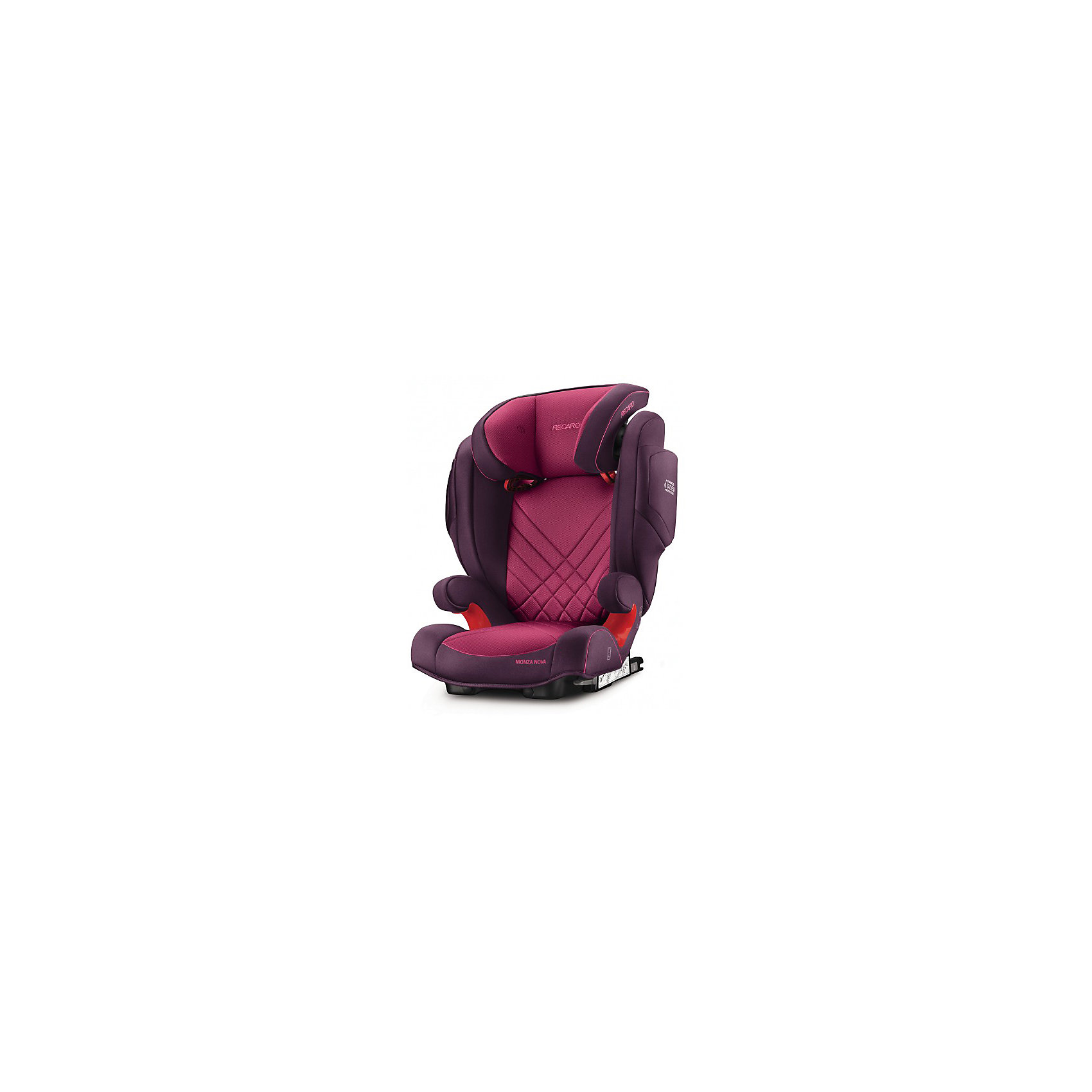 Автокресло RECARO Monza Nova 2 SF, 15-36 кг, power berry Автокресло RECARO Monza Nova 2 SF, 15-36 кг, power berryГруппа 2-3 (От 15 до 36 кг)<br>Автокресло Recaro Monza Nova 2 SF:<br><br>Характеристики:<br><br>• группа: 2-3;<br>• вес ребенка: 15-36 кг;<br>• возраст ребенка: от 3 до 12 лет;<br>• способ установки: по ходу движения;<br>• способ крепления: система Isofix;<br>• материал: пластик, полиэстер;<br>• размер автокресла: 74х48х62 см;<br>• вес автокресла: 6,7 кг;<br>• вес в упаковке: 8 кг.<br><br>Особенности автокресла Monza Nova 2 SF: <br><br>• регулируемая глубина подголовника, <br>• регулируемая высота подголовника – 11 положений, <br>• усиленная боковая защита, <br>• интегрированные динамики: воспроизведения колыбельных, звуков природы, аудиосказок,<br>• провод для подключения плеера к динамикам в комплекте,<br>• сетчатый кармашек для MP3-плеера.<br><br>Автокресло Monza Nova 2 SF устанавливается на заднем сидении автомобиля с помощью системы Изофикс. Выдвижные крепления кресла совмещаются с системой Изофикс в автомобиле. Обивка автокресла выполнена из дышащего материала, который не впитывает посторонние запахи. Автокресло оснащено вентиляционными отверстиями для циркуляции воздуха и регуляции теплообмена. <br><br>Комплектация: <br><br>• автокресло Monza Nova 2 SF группы II/III;<br>• стерео динамики, встроенные в подголовник;<br>• провод для подключения воспроизводящего устройства к динамикам.<br><br>Автокресло Monza Nova 2 SF, 15-36 кг, Recaro, power berry можно купить в нашем магазине.<br><br>Ширина мм: 730<br>Глубина мм: 540<br>Высота мм: 540<br>Вес г: 8500<br>Возраст от месяцев: 36<br>Возраст до месяцев: 144<br>Пол: Женский<br>Возраст: Детский<br>SKU: 4999087