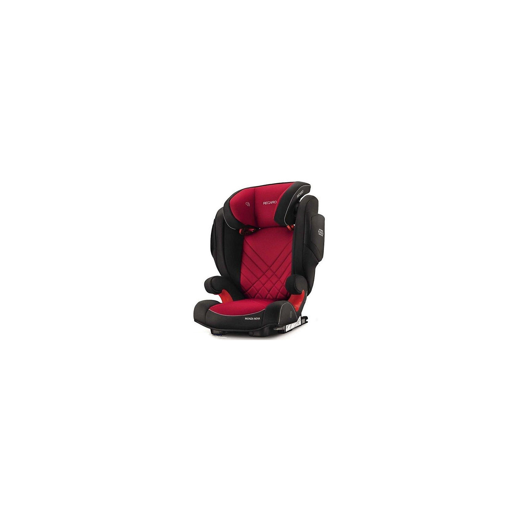 Автокресло RECARO Monza Nova 2 SF, 15-36 кг, racing red Автокресло RECARO Monza Nova 2 SF, 15-36 кг, racing redГруппа 2-3 (От 15 до 36 кг)<br>Автокресло Recaro Monza Nova 2 SF:<br><br>Характеристики:<br><br>• группа: 2-3;<br>• вес ребенка: 15-36 кг;<br>• возраст ребенка: от 3 до 12 лет;<br>• способ установки: по ходу движения;<br>• способ крепления: система Isofix;<br>• материал: пластик, полиэстер;<br>• размер автокресла: 74х48х62 см;<br>• вес автокресла: 6,7 кг;<br>• вес в упаковке: 8 кг.<br><br>Особенности автокресла Monza Nova 2 SF: <br><br>• регулируемая глубина подголовника, <br>• регулируемая высота подголовника – 11 положений, <br>• усиленная боковая защита, <br>• интегрированные динамики: воспроизведения колыбельных, звуков природы, аудиосказок,<br>• провод для подключения плеера к динамикам в комплекте,<br>• сетчатый кармашек для MP3-плеера.<br><br>Автокресло Monza Nova 2 SF устанавливается на заднем сидении автомобиля с помощью системы Изофикс. Выдвижные крепления кресла совмещаются с системой Изофикс в автомобиле. Обивка автокресла выполнена из дышащего материала, который не впитывает посторонние запахи. Автокресло оснащено вентиляционными отверстиями для циркуляции воздуха и регуляции теплообмена. <br><br>Комплектация: <br><br>• автокресло Monza Nova 2 SF группы II/III;<br>• стерео динамики, встроенные в подголовник;<br>• провод для подключения воспроизводящего устройства к динамикам.<br><br>Автокресло Monza Nova 2 SF, 15-36 кг, Recaro, racing red можно купить в нашем магазине.<br><br>Ширина мм: 730<br>Глубина мм: 540<br>Высота мм: 540<br>Вес г: 8500<br>Возраст от месяцев: 36<br>Возраст до месяцев: 144<br>Пол: Унисекс<br>Возраст: Детский<br>SKU: 4999093