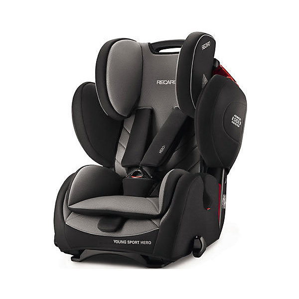 Автокресло RECARO Young Sport Hero, 9-36 кг, carbon black Автокресло RECARO Young Sport Hero, 9-36 кг, carbon blackГруппа 1-2-3 (от 9 до 36 кг)<br>Характеристики автокресла Young Sport HERO: <br><br>• группа автокресла: 1-2-3;<br>• вес ребенка: 9-36 кг;<br>• возраст ребенка: от 9 месяцев до 12 лет;<br>• способ установки: по ходу движения автомобиля;<br>• способ крепления: штатными ремнями безопасности автомобиля;<br>• материал: пластик, полиэстер.<br><br>Особенности автокресла: <br><br>• высота подголовника регулируется, 3 положения;<br>• высота ремней регулируется, 3 положения;<br>• меняется угол наклона спинки: положение «сидя» и «полусидя», 10-15 градусов;<br>• 5-ти точечные ремни с мягкими накладками, защита от перекручивания – этими ремнями ребенка можно пристегнуть на возрастном этапе 9 месяцев-4 года;<br>• после 4-х лет ребенка в автокресле пристегивают штатными 3-х точечными ремнями безопасности;<br>• анатомический вкладыш с мягкой подушечкой, для детей от 9 месяцев до 4-х лет;<br>• усиленная боковая защита;<br>• система вентиляции;<br>• дышащие, износостойкие чехлы – стирка при температуре 30 градусов.<br><br>Размеры:<br><br>• высота спинки автокресла: 47/58 см;<br>• ширина сиденья: 32 см;<br>• глубина сиденья: 30 см;<br>• ширина подголовника: 19 см;<br>• ширина вкладыша: 24 см;<br>• размеры автокресла: 70х47х57 см;<br>• вес: 8,3 кг;<br>• вес в упаковке: 9,9 кг.<br><br>Автокресло Young Sport Hero, 9-36 кг, Recaro, carbon black можно купить в нашем интернет-магазине.<br><br>Ширина мм: 500<br>Глубина мм: 580<br>Высота мм: 700<br>Вес г: 10000<br>Цвет: черный/серый<br>Возраст от месяцев: 9<br>Возраст до месяцев: 144<br>Пол: Унисекс<br>Возраст: Детский<br>SKU: 4999103