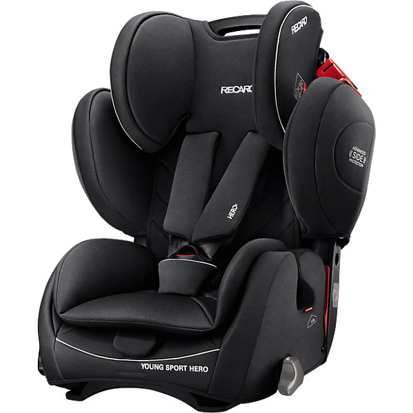 Автокресло RECARO Young Sport Hero, 9-36 кг, perfomance black Автокресло RECARO Young Sport Hero, 9-36 кг, perfomance blackГруппа 1-2-3 (от 9 до 36 кг)<br>Характеристики автокресла Young Sport HERO: <br><br>• группа автокресла: 1-2-3;<br>• вес ребенка: 9-36 кг;<br>• возраст ребенка: от 9 месяцев до 12 лет;<br>• способ установки: по ходу движения автомобиля;<br>• способ крепления: штатными ремнями безопасности автомобиля;<br>• материал: пластик, полиэстер.<br><br>Особенности автокресла: <br><br>• высота подголовника регулируется, 3 положения;<br>• высота ремней регулируется, 3 положения;<br>• меняется угол наклона спинки: положение «сидя» и «полусидя», 10-15 градусов;<br>• 5-ти точечные ремни с мягкими накладками, защита от перекручивания – этими ремнями ребенка можно пристегнуть на возрастном этапе 9 месяцев-4 года;<br>• после 4-х лет ребенка в автокресле пристегивают штатными 3-х точечными ремнями безопасности;<br>• анатомический вкладыш с мягкой подушечкой, для детей от 9 месяцев до 4-х лет;<br>• усиленная боковая защита;<br>• система вентиляции;<br>• дышащие, износостойкие чехлы – стирка при температуре 30 градусов.<br><br>Размеры:<br><br>• высота спинки автокресла: 47/58 см;<br>• ширина сиденья: 32 см;<br>• глубина сиденья: 30 см;<br>• ширина подголовника: 19 см;<br>• ширина вкладыша: 24 см;<br>• размеры автокресла: 70х47х57 см;<br>• вес: 8,3 кг;<br>• вес в упаковке: 9,9 кг.<br><br>Автокресло Young Sport Hero, 9-36 кг, Recaro, perfomance black можно купить в нашем интернет-магазине.<br><br>Ширина мм: 690<br>Глубина мм: 580<br>Высота мм: 500<br>Вес г: 10230<br>Цвет: черный<br>Возраст от месяцев: 9<br>Возраст до месяцев: 144<br>Пол: Унисекс<br>Возраст: Детский<br>SKU: 4999106