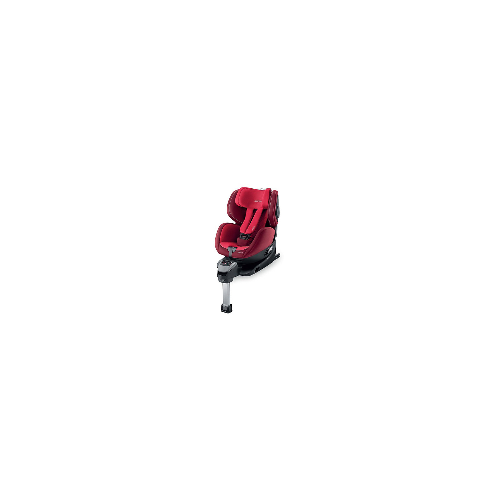 Автокресло RECARO Zero.1, 0-18 кг, indy red Автокресло RECARO Zero.1, 0-18 кг, indy redГруппа 0+, 1 (До 18 кг)<br>Характеристики: <br><br>• группа автокресла: <br>• вес ребенка: до 18 кг;<br>• рост ребенка: 45-105 см;<br>• возраст ребенка: от рождения до 4,5 лет;<br>• способ установки: лицом против хода движения – от рождения до 15 месяцев;<br>• способ установки: лицом по ходу движения – от 15 месяцев до 4,5 лет;<br>• способ крепления: система IsoFix, регулируемая по высоте упор-ножка в пол;<br>• материал: пластик, полиэстер;<br>• размеры автокресла: 55х68х64 см;<br>• вес автокресла с базой и опорной ножкой: 15 кг.<br><br>Особенности автокресла:<br><br>• автокресло устанавливается на платформу, система вращения платформы 360 градусов;<br>• цветные индикаторы правильной установки автокресла;<br>• регулируемая высота подголовника;<br>• регулируемый угол наклона спинки: положение «сидя» и «полусидя»;<br>• усиленная боковая защита.<br><br>Автокресло Zero.1 устанавливается как по ходу движения, так и против хода движения. Кресельная чаша автокресла оснащена подголовником, который регулируется в нескольких положениях. Наклон спинки можно изменить – тогда малышу удобнее занять положение для сна и отдыха. Автокресло устанавливается на специальную платформу, которая оснащена функцией вращения – угол вращения составляет 360 градусов. <br><br>Автокресло Zero.1, 0-18 кг, Recaro, indy red можно купить в нашем интернет-магазине.<br><br>Ширина мм: 640<br>Глубина мм: 680<br>Высота мм: 550<br>Вес г: 19100<br>Возраст от месяцев: 0<br>Возраст до месяцев: 540<br>Пол: Унисекс<br>Возраст: Детский<br>SKU: 4999109