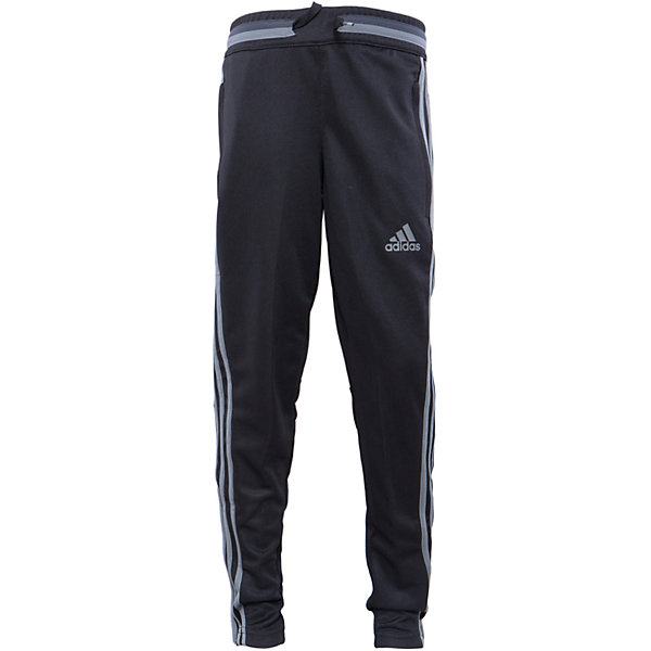 Трикотажные брюки adidas Трикотажные брюки adidasСпортивная форма<br>Трикотажные брюки Аdidas (Адидас).<br><br>Характеристики:<br><br>• цвет: темно-серый;<br>• состав: 100% полиэстер;<br>• Технология climacool® сохраняет приятные ощущения прохлады и свежести благодаря специальным сетчатым вставкам<br>• Передние карманы на молнии<br>• Эластичный пояс на регулируемых завязках-шнурках; <br>• сетчатые вставки под коленями для вентиляции; <br>• рифленые вставки на голенях; <br>• молнии на щиколотках<br>• Зауженный к низу крой<br><br>Трикотажные брюки от известного бренда Аdidas (Адидас)-эти удобные спортивные брюки отлично впишутся в гардероб вашего ребенка. Брюки темно-серого цвета, декорированы светло – серыми лампасами. Данная модель выполнена на широкой резинке в поясе, дополнительно собирается на шнурке. На брюках 2 кармана, застегивающихся на молнии. В прохладную погоду или вечером, в этих брюках юный спортсмен сможет воспользоваться любой возможностью пойти на тренировку. Модель с освежающей технологией climacool® обеспечивает необходимую вентиляцию и поддерживает комфортную температуру тела. Функциональный зауженный к низу крой для удобства во время тренировки. Они хорошо сидят на ребенке, обеспечивают комфорт и отлично сочетаются с другой спортивной одеждой. <br><br>Трикотажные брюки Аdidas (Адидас), можно купить в нашем интернет-магазине.<br><br>Ширина мм: 215<br>Глубина мм: 88<br>Высота мм: 191<br>Вес г: 336<br>Цвет: синий<br>Возраст от месяцев: 84<br>Возраст до месяцев: 96<br>Пол: Мужской<br>Возраст: Детский<br>Размер: 128,176,164,152,140<br>SKU: 5003554