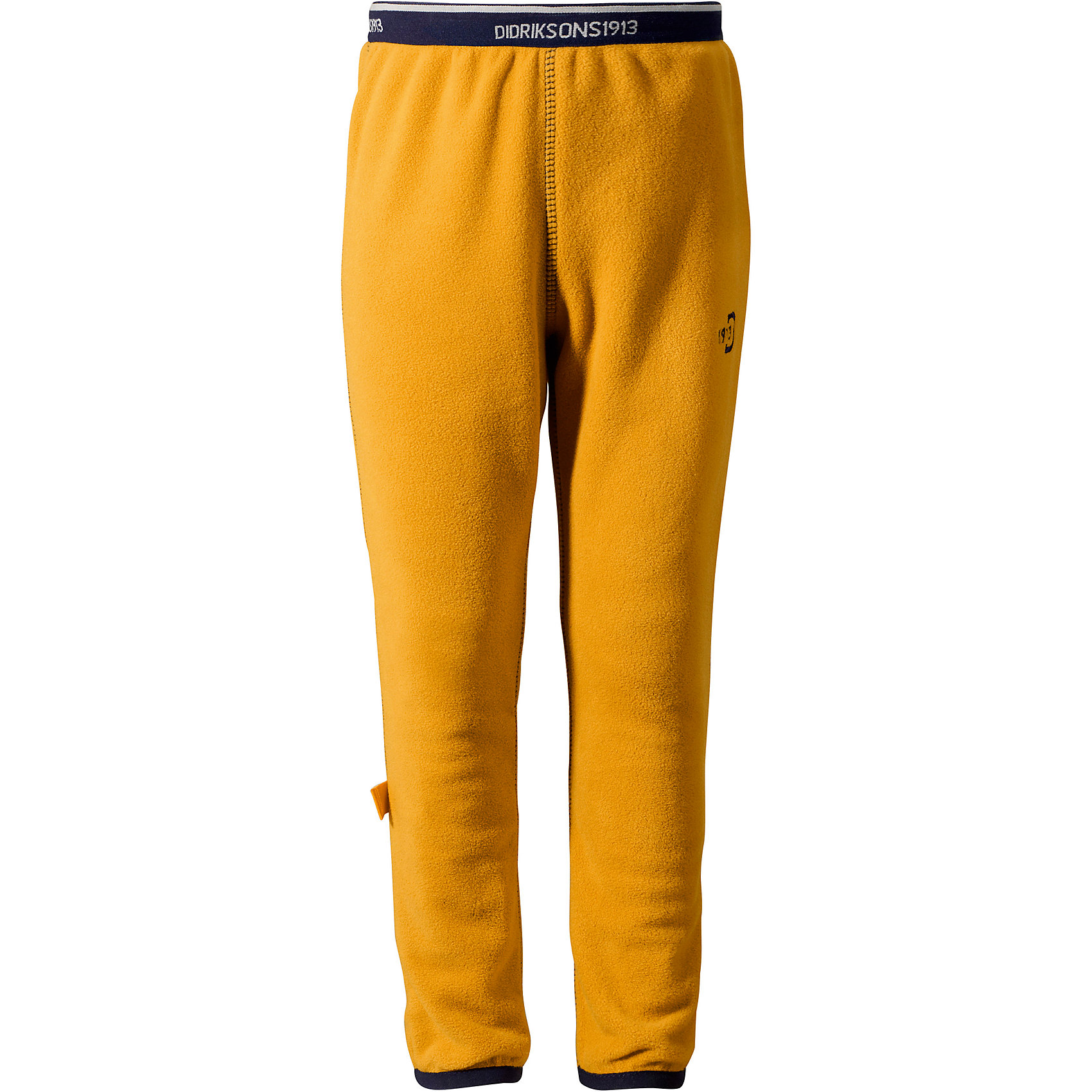 Брюки флисовые Monte Kids DIDRIKSONS Брюки флисовые Monte Kids DIDRIKSONSФлис и термобелье<br>Характеристики товара:<br><br>• цвет: оранжевый<br>• материал: 100% полиэстер<br>• флис<br>• резинка на поясе<br>• можно надевать под одежду<br>• страна бренда: Швеция<br>• страна производства: Китай<br><br>Такие мягкие брюки сейчас очень популярны у детей! Это не только стильно, но еще и очень комфортно, а также тепло. Качественные флисовые брюки обеспечат ребенку удобство при прогулках и активном отдыхе в прохладные дне, в межсезонье или зимой. Такая модель от шведского производителя легко стирается, подходит под разные погодные условия.<br>Модель сшита из качественной мягкой ткани, которая позволяет телу дышать, она очень приятна на ощупь. Очень стильная и удобная модель! Изделие качественно выполнено, сделано из безопасных для детей материалов. <br><br>Брюки от бренда DIDRIKSONS можно купить в нашем интернет-магазине.<br><br>Ширина мм: 215<br>Глубина мм: 88<br>Высота мм: 191<br>Вес г: 336<br>Цвет: оранжевый<br>Возраст от месяцев: 12<br>Возраст до месяцев: 15<br>Пол: Унисекс<br>Возраст: Детский<br>Размер: 80,120,110,100,90<br>SKU: 5003923